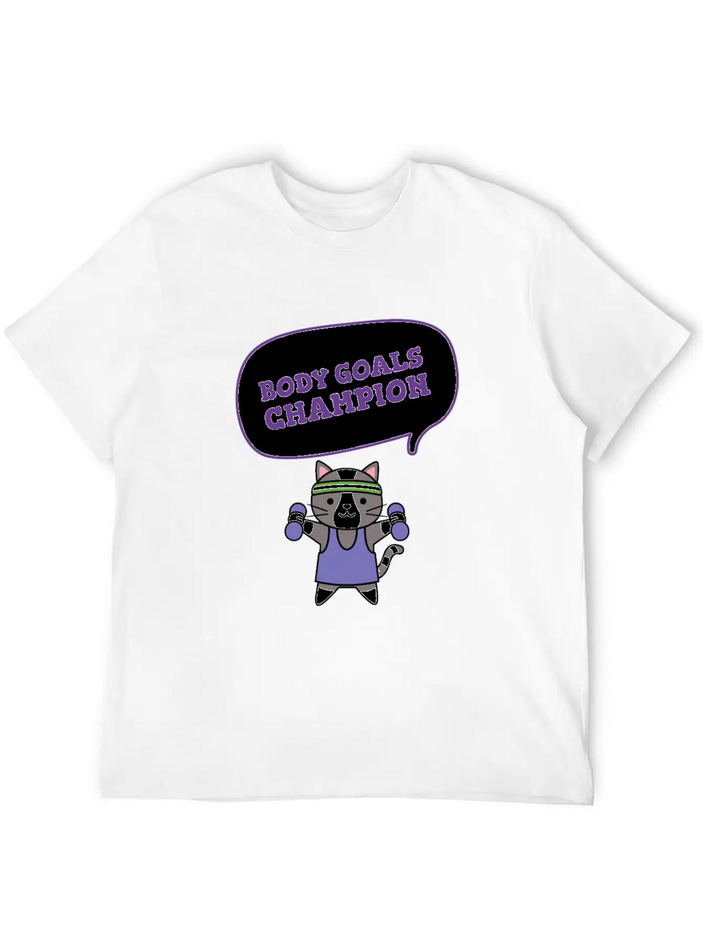 Body Goals Champion Relaxed Everyday Tee – Lightweight And Durable Cotton