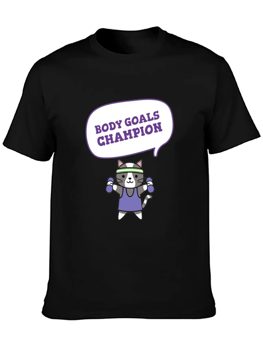 Body Goals Champion Relaxed Everyday Tee – Lightweight And Durable Cotton