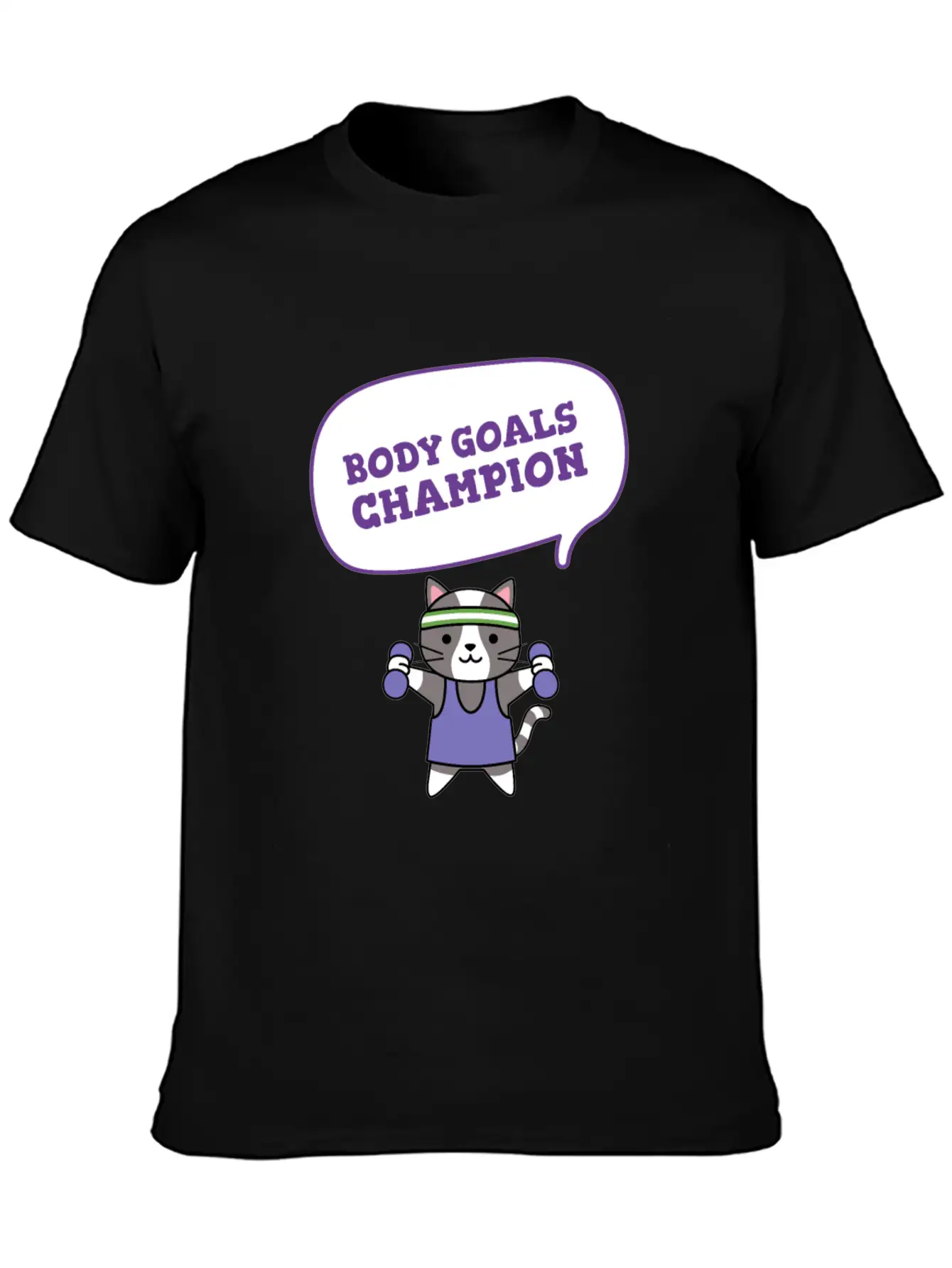 Body Goals Champion Relaxed Everyday Tee – Lightweight And Durable Cotton