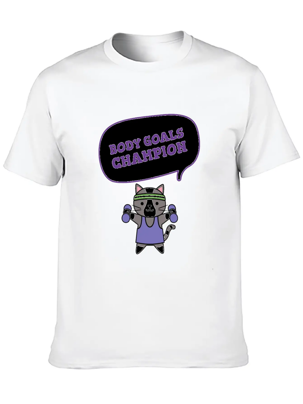 Body Goals Champion Relaxed Everyday Tee – Lightweight And Durable Cotton