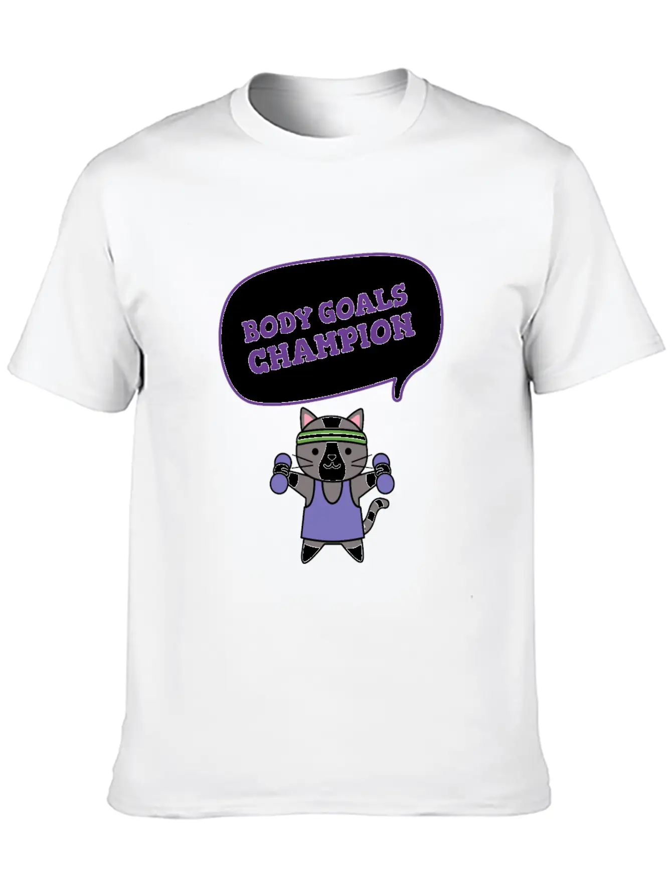 Body Goals Champion Relaxed Everyday Tee – Lightweight And Durable Cotton