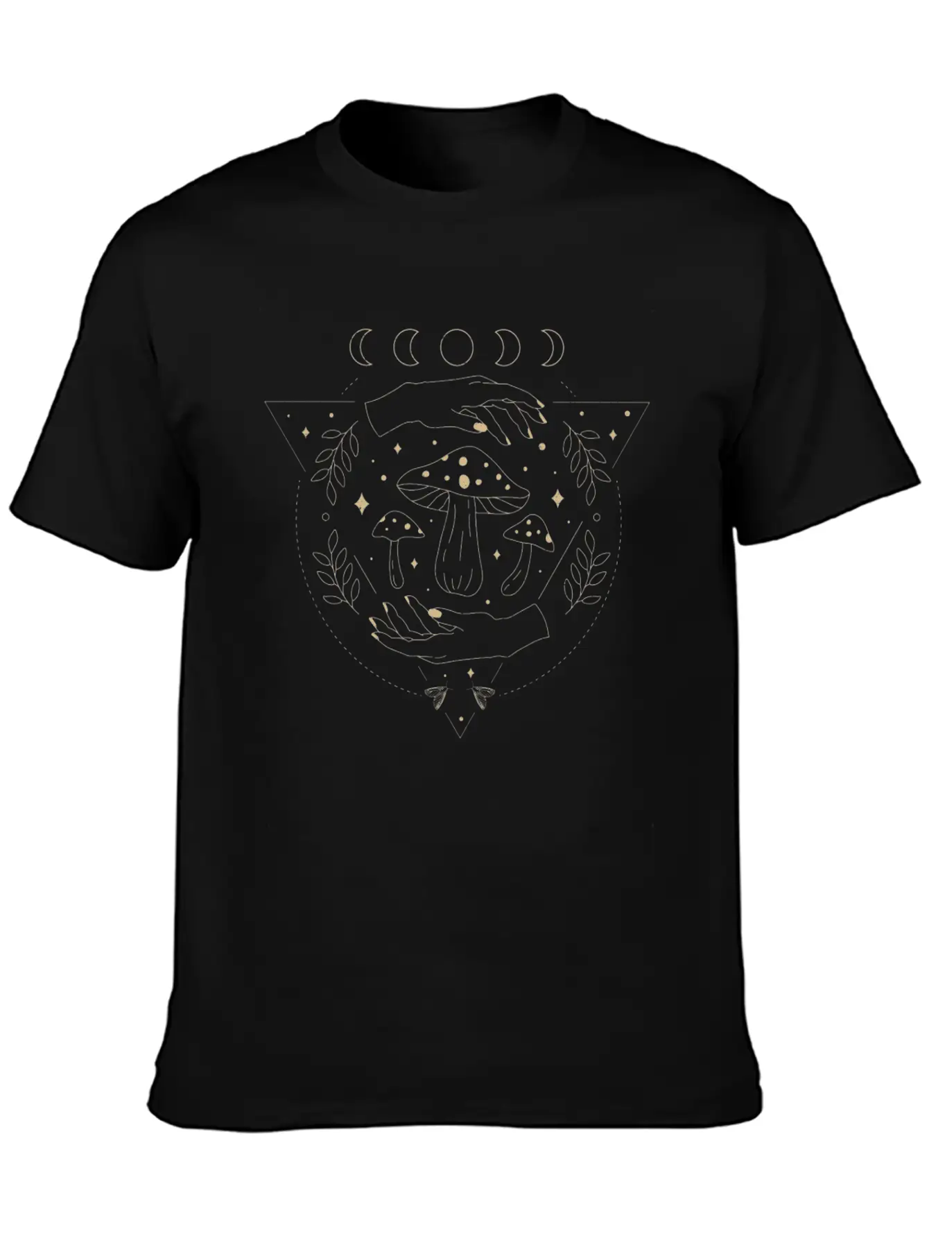Boho Mushroom Cottage Core Aesthetic Goblincore Essential Cotton Tee For Daily Outfits – Unisex Style
