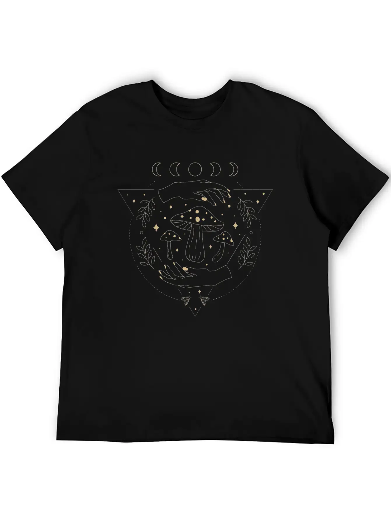 Boho Mushroom Cottage Core Aesthetic Goblincore Essential Cotton Tee For Daily Outfits – Unisex Style