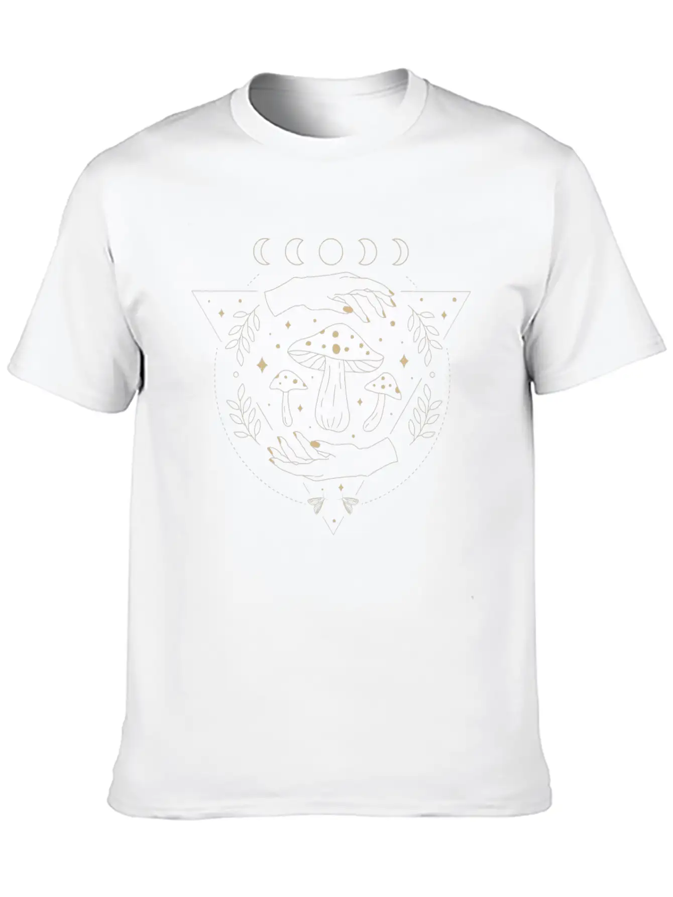 Boho Mushroom Cottage Core Aesthetic Goblincore Essential Cotton Tee For Daily Outfits – Unisex Style