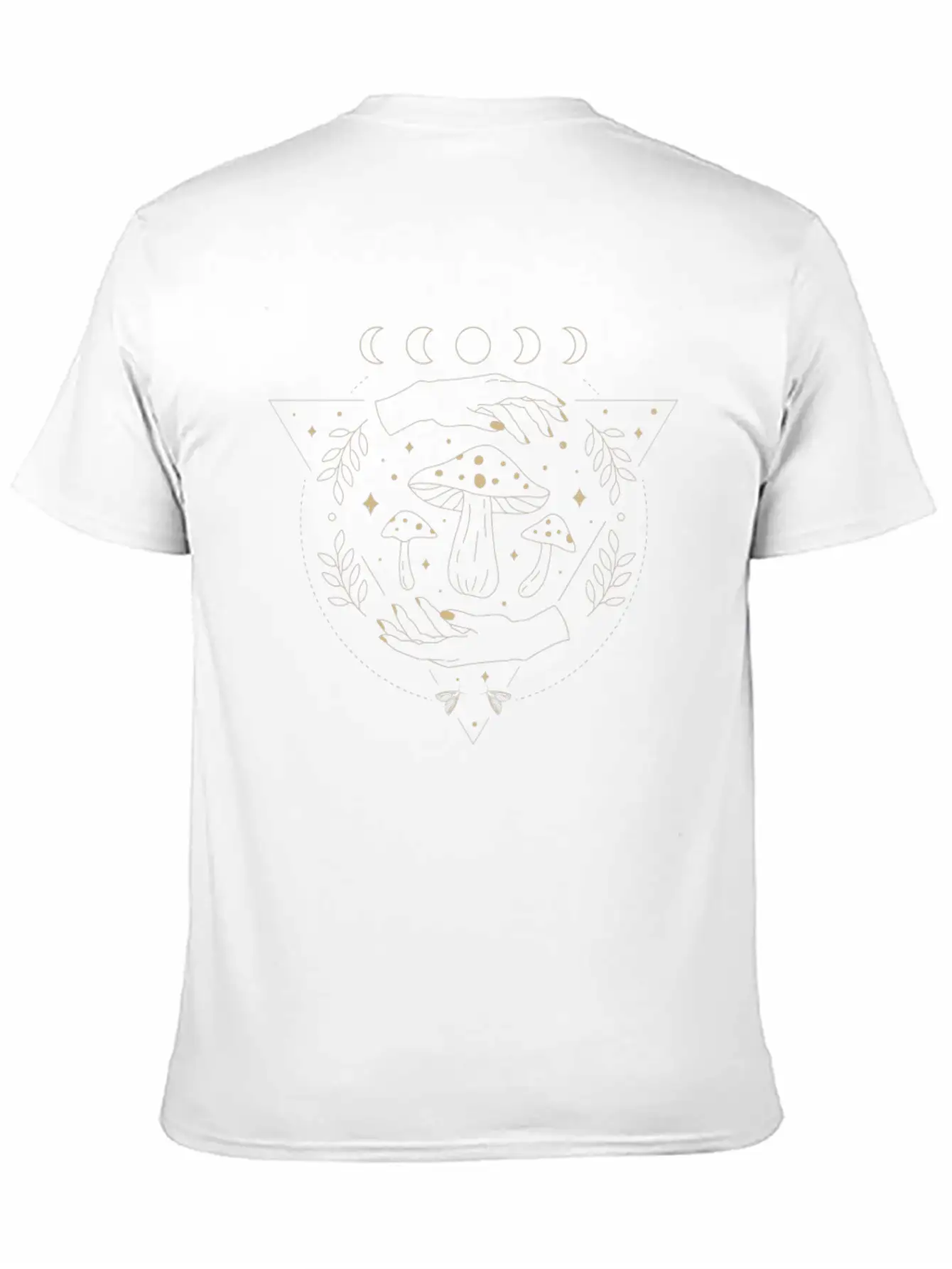 Boho Mushroom Cottage Core Aesthetic Goblincore Essential Cotton Tee For Daily Outfits – Unisex Style