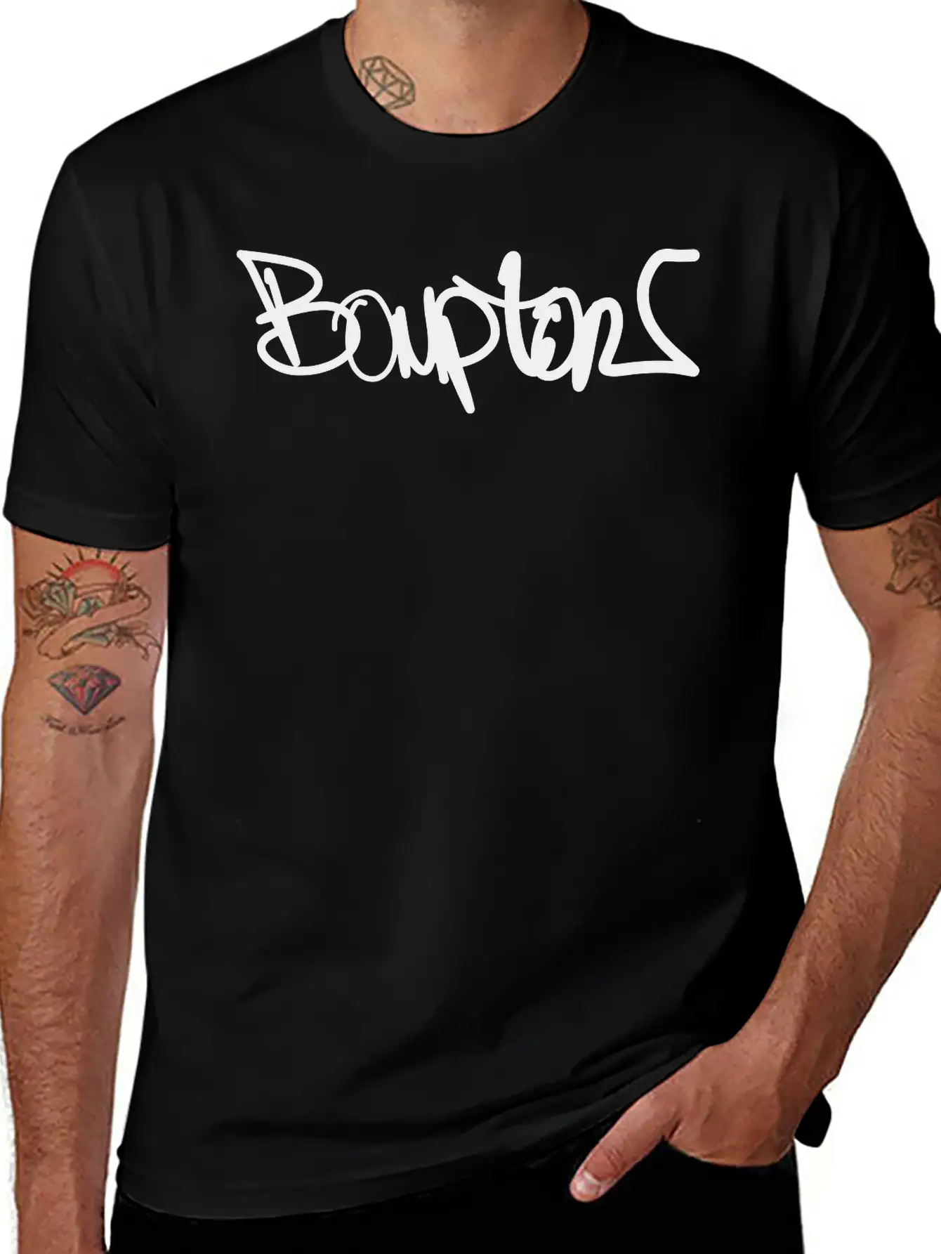 Bompton Graffiti Relaxed Everyday Tee – Lightweight And Durable Cotton