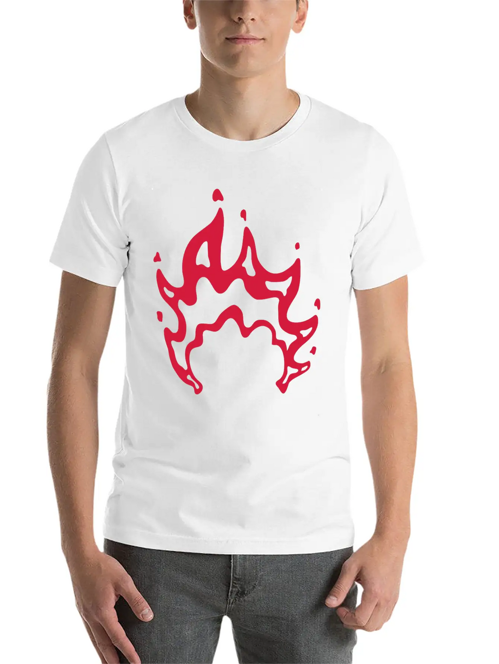 Bonfire Flames Cool Design Modern Fit Casual T-Shirt – Clean And Versatile Design