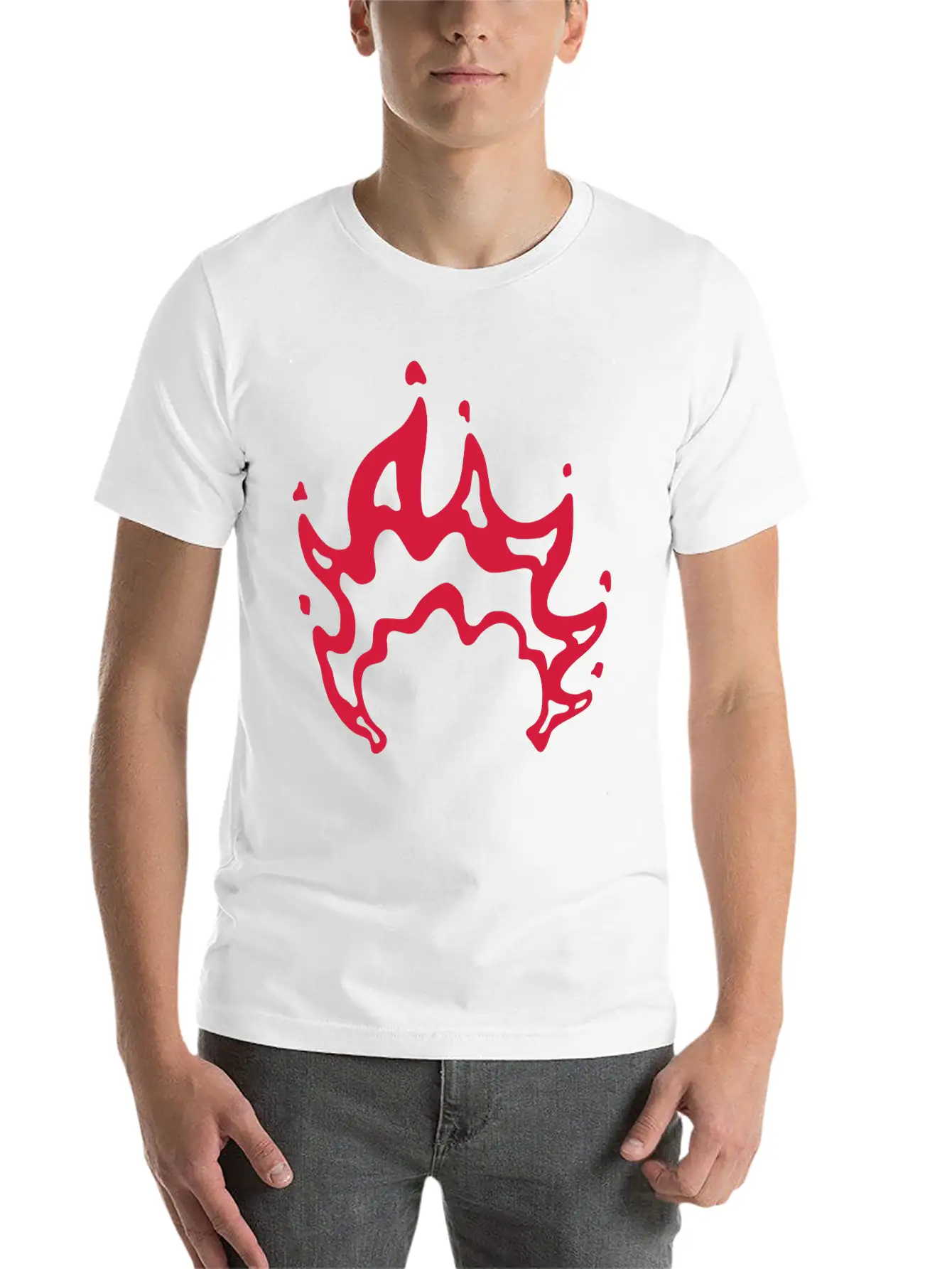 Bonfire Flames Cool Design Modern Fit Casual T-Shirt – Clean And Versatile Design
