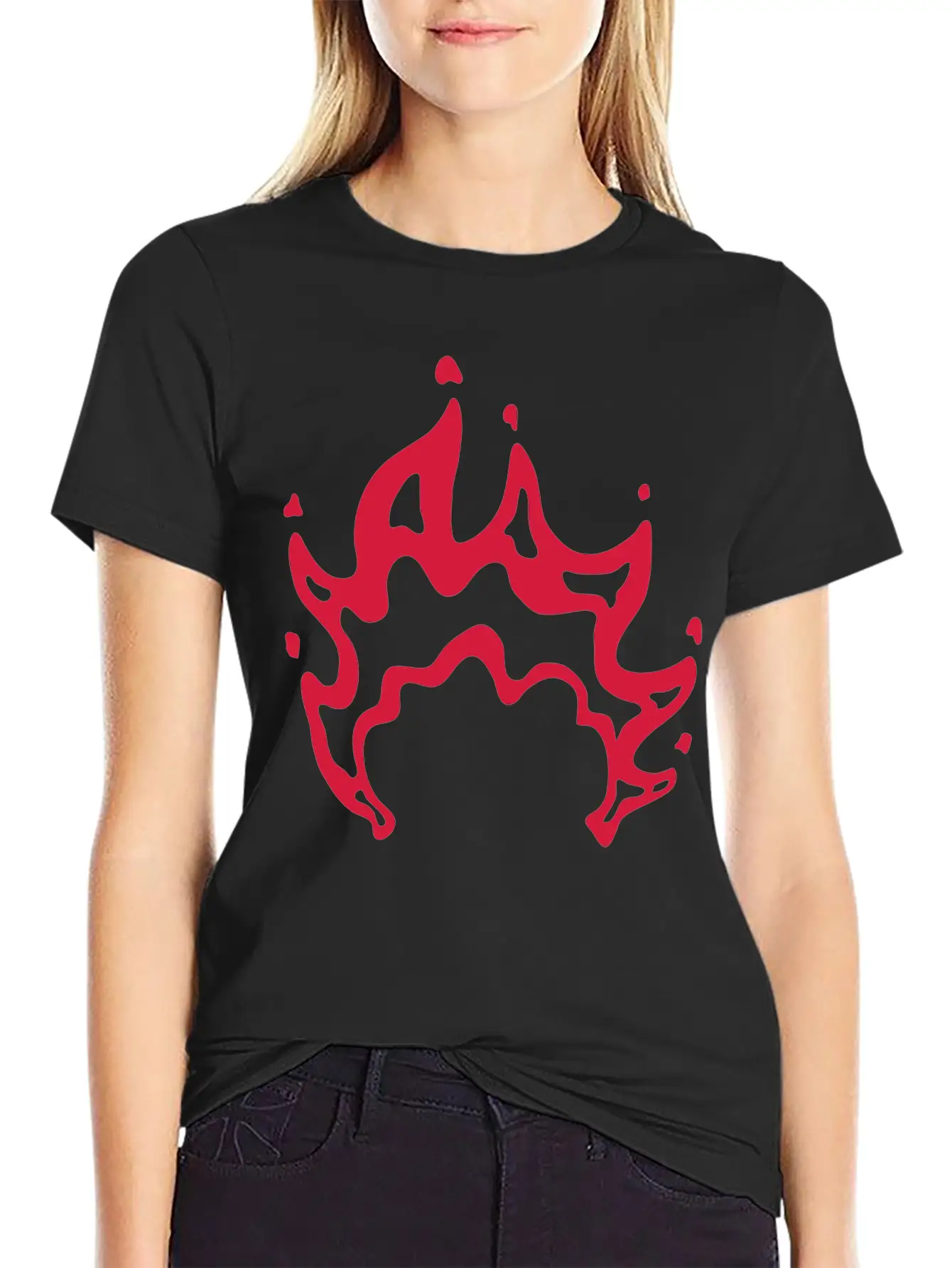 Bonfire Flames Cool Design Modern Fit Casual T-Shirt – Clean And Versatile Design