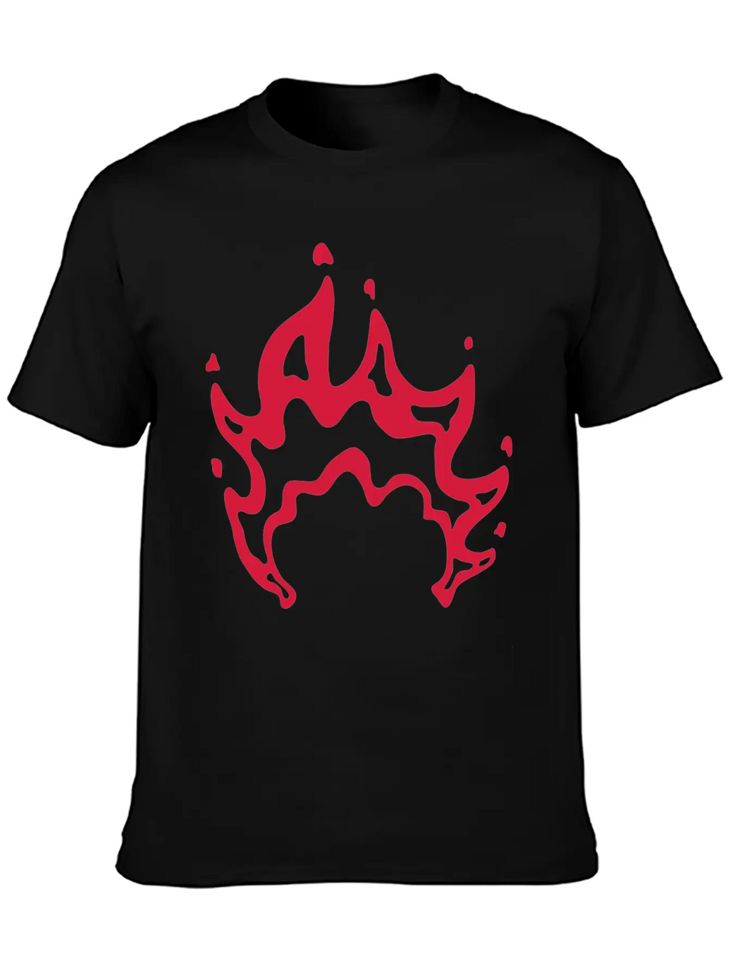 Bonfire Flames Cool Design Modern Fit Casual T-Shirt – Clean And Versatile Design