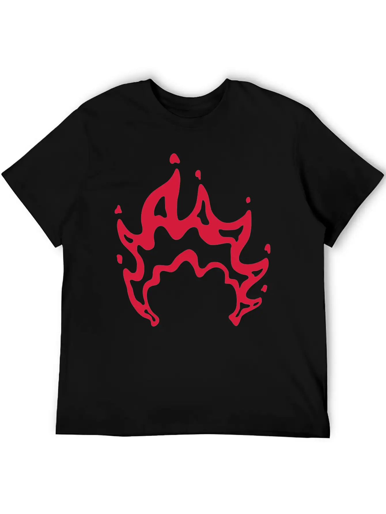 Bonfire Flames Cool Design Modern Fit Casual T-Shirt – Clean And Versatile Design