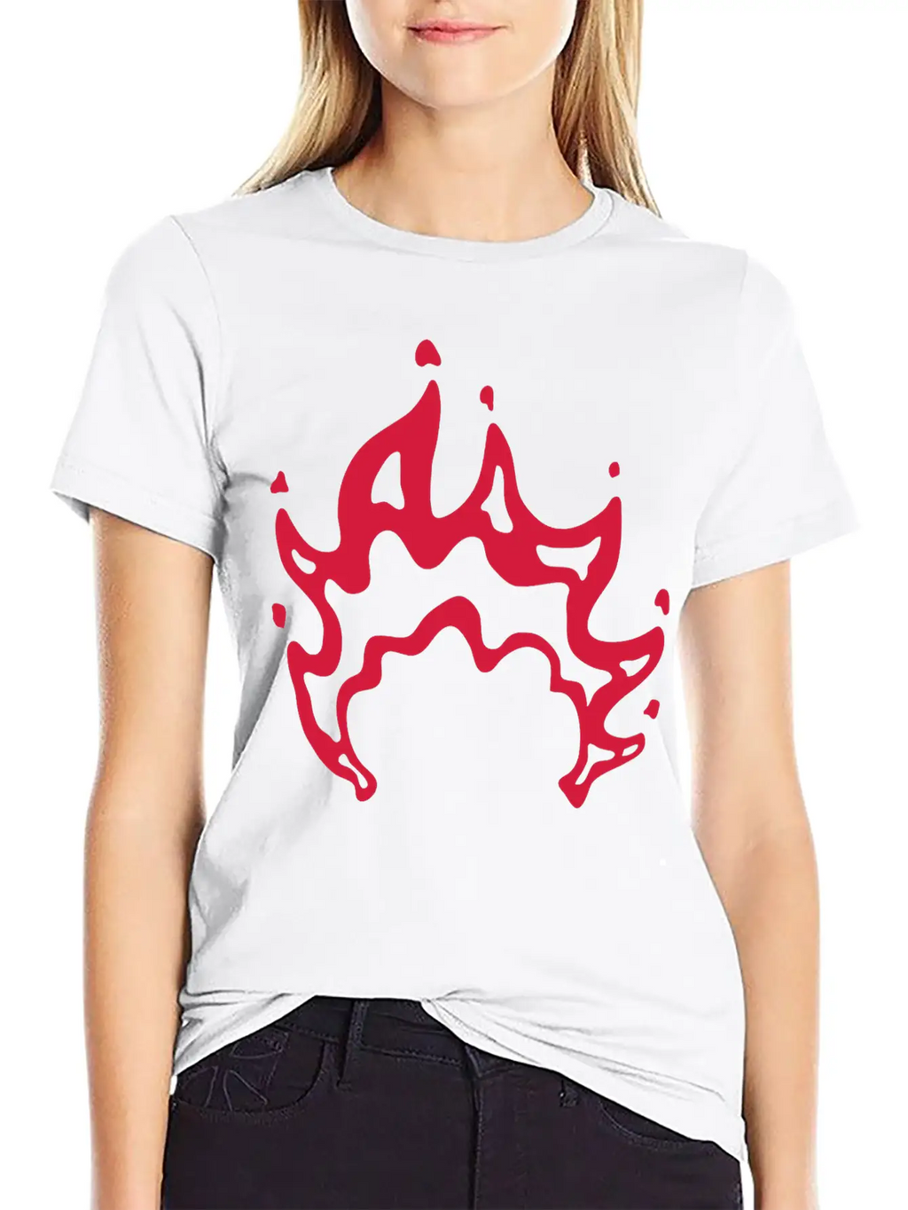 Bonfire Flames Cool Design Modern Fit Casual T-Shirt – Clean And Versatile Design