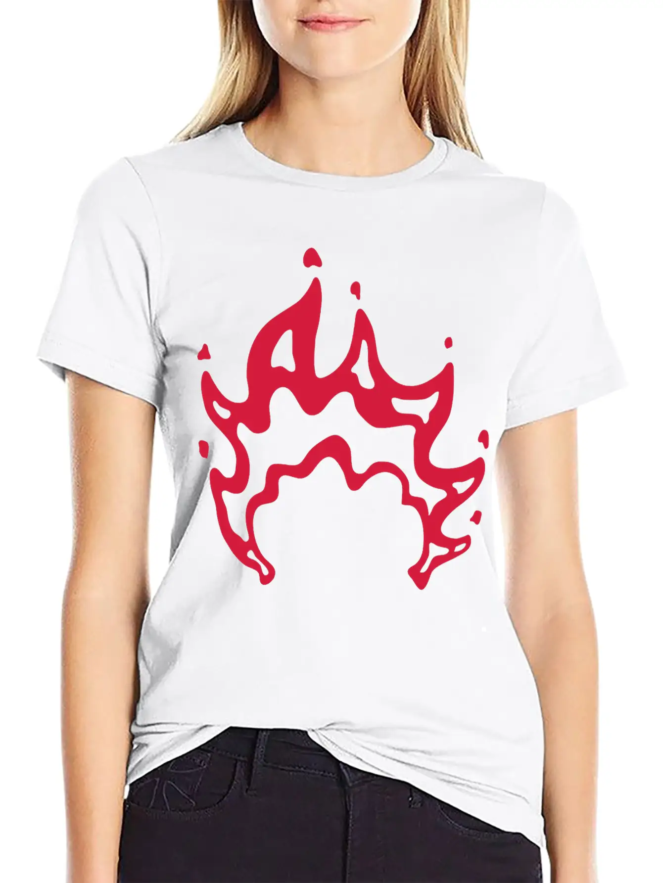 Bonfire Flames Cool Design Modern Fit Casual T-Shirt – Clean And Versatile Design