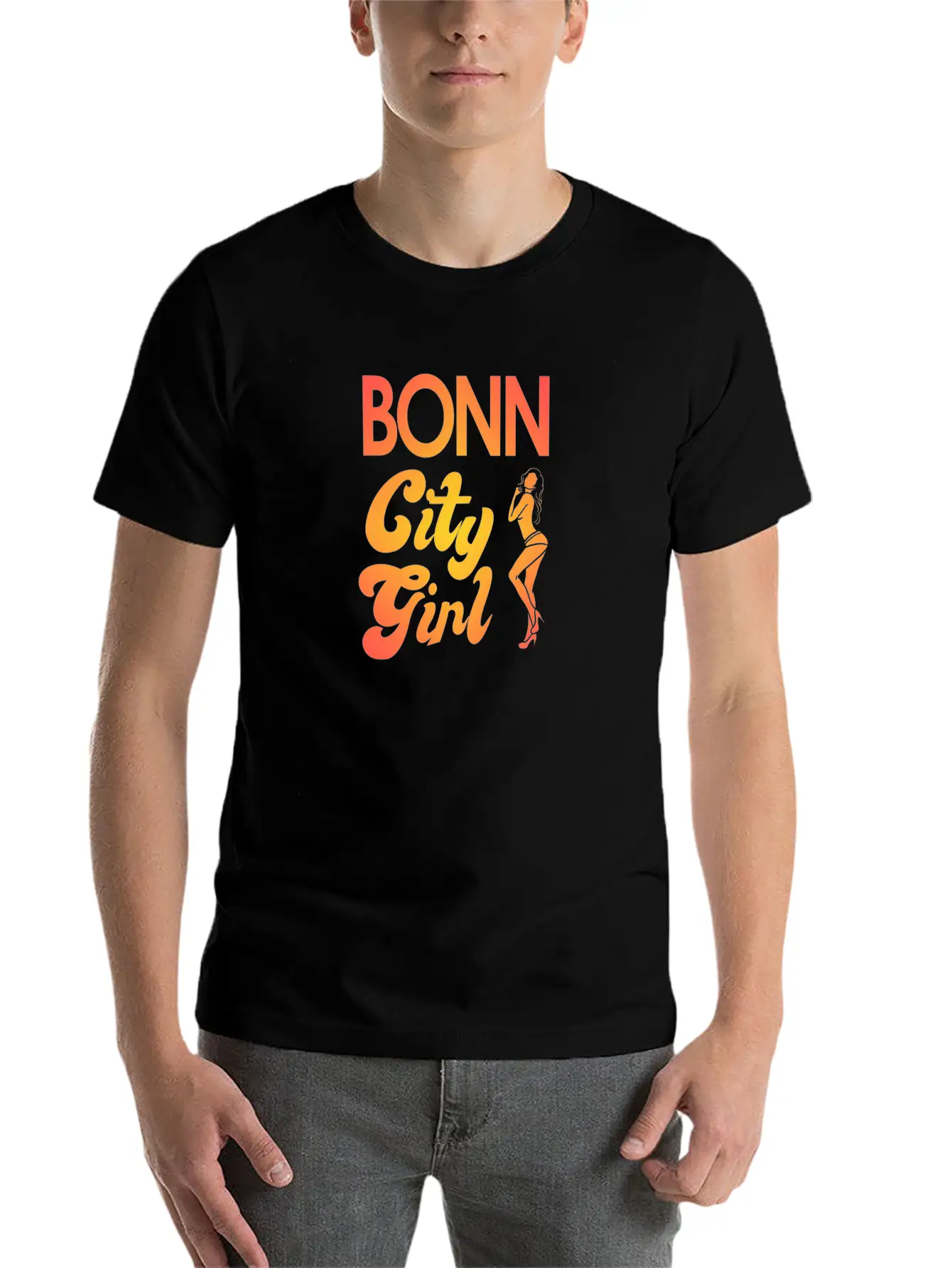 Bonn Bonner City NRW Skyline Germany UN Basketball Essential Cotton Tee For Daily Outfits – Unisex Style