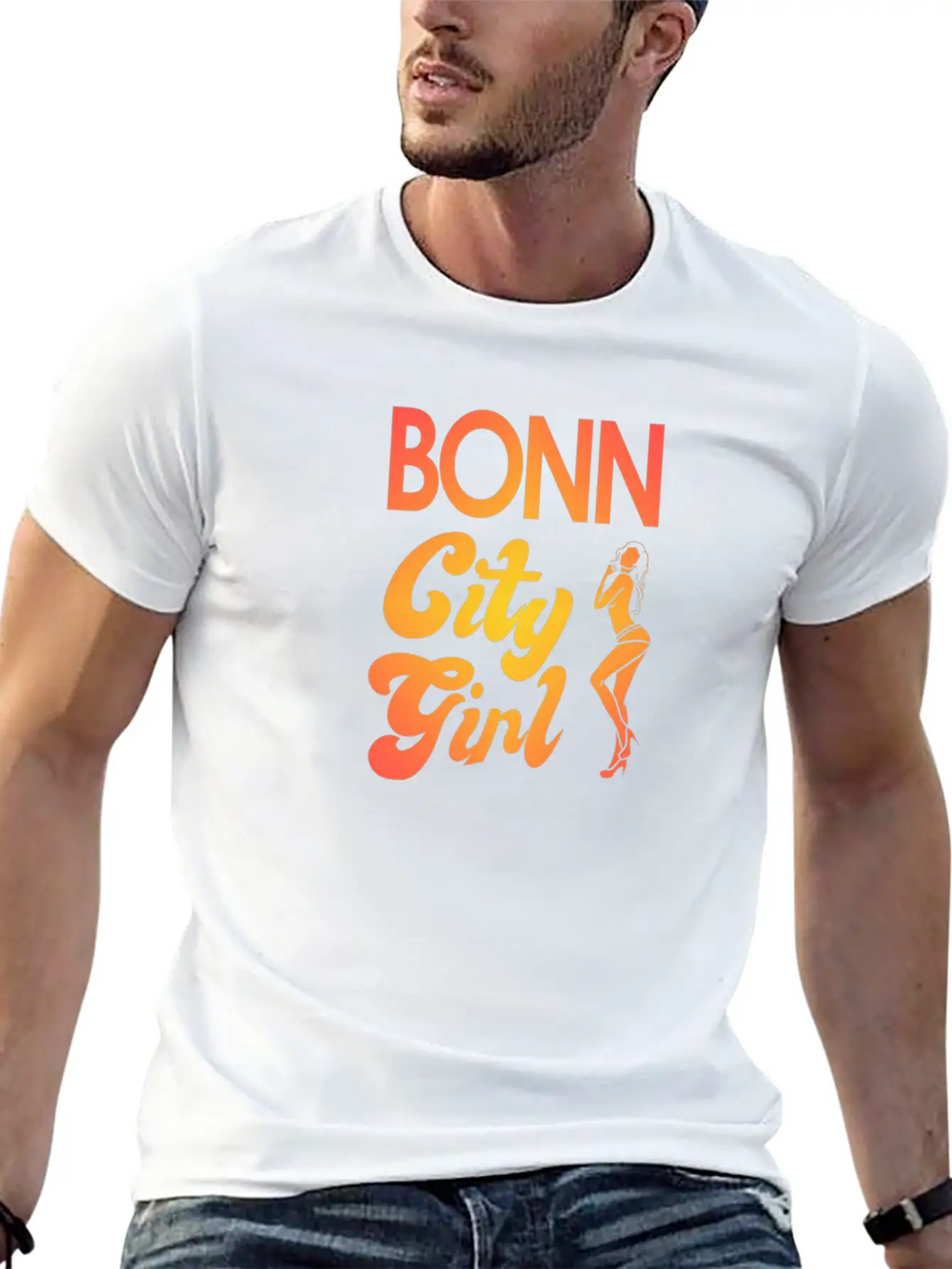 Bonn Bonner City NRW Skyline Germany UN Basketball Essential Cotton Tee For Daily Outfits – Unisex Style
