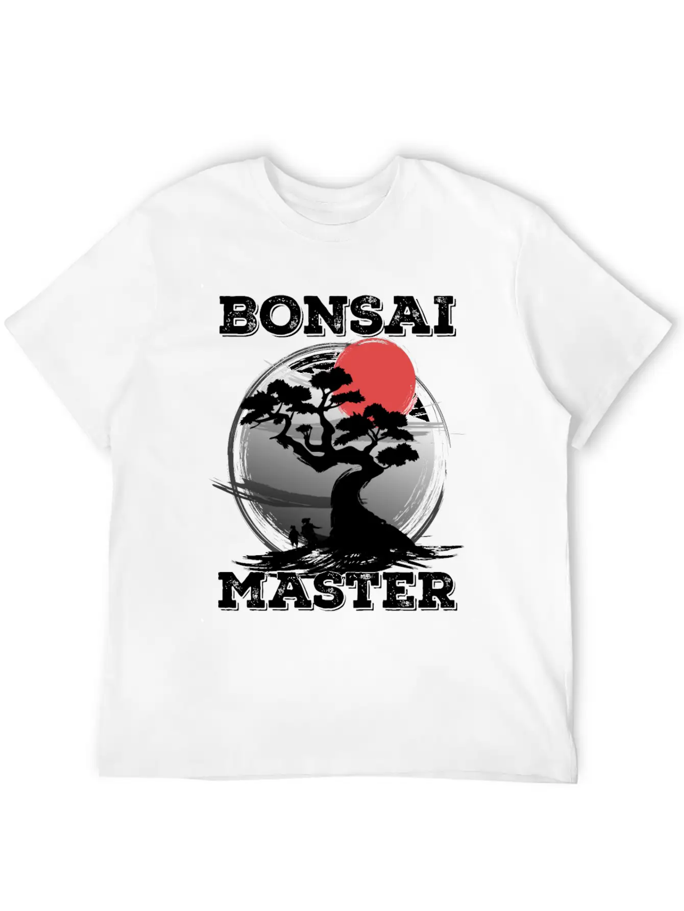 Bonsai Master Tree Sunset Miniature Plants Trees Breathable Graphic T-Shirt – Perfect For Casual Days