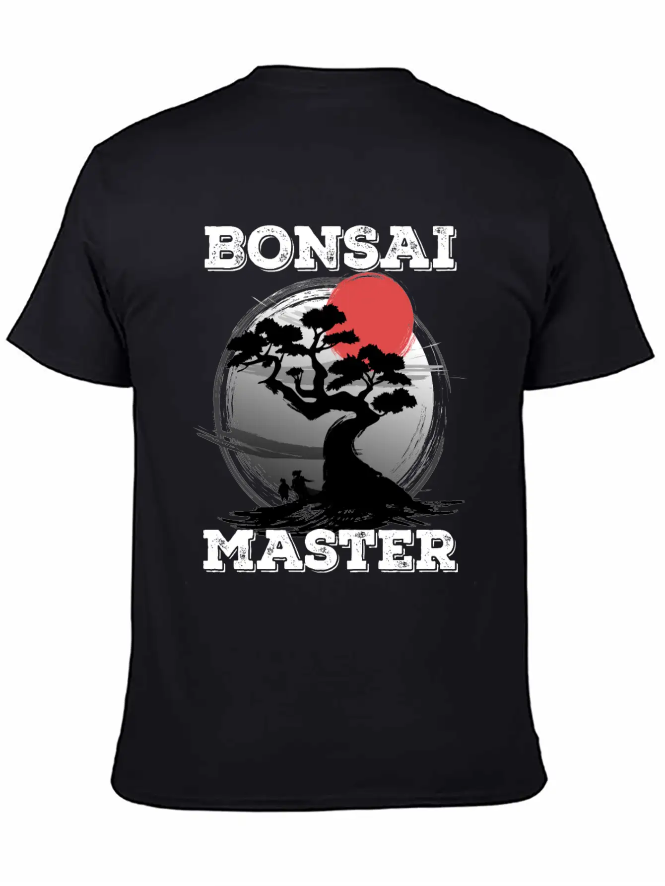 Bonsai Master Tree Sunset Miniature Plants Trees Breathable Graphic T-Shirt – Perfect For Casual Days