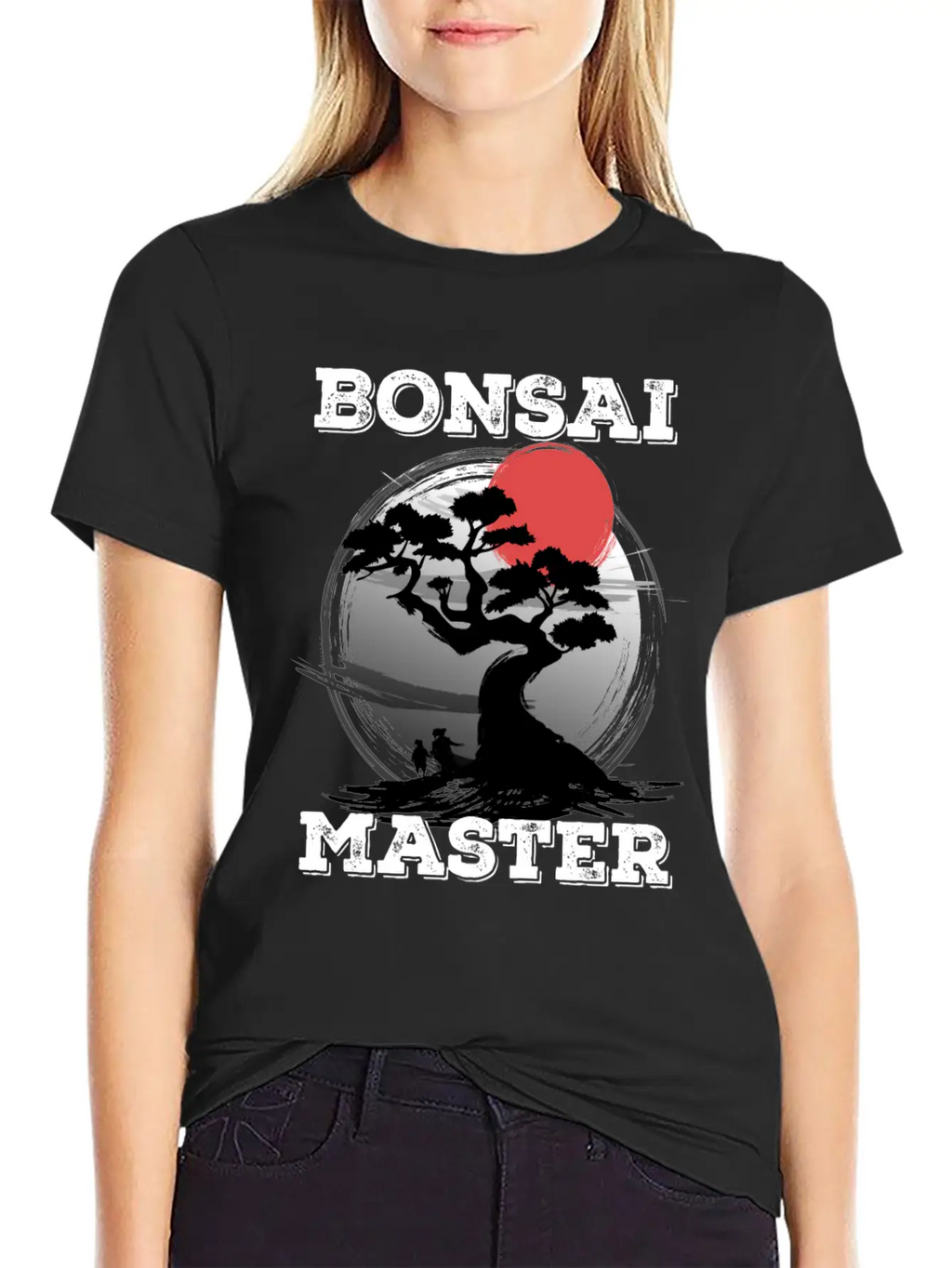 Bonsai Master Tree Sunset Miniature Plants Trees Breathable Graphic T-Shirt – Perfect For Casual Days