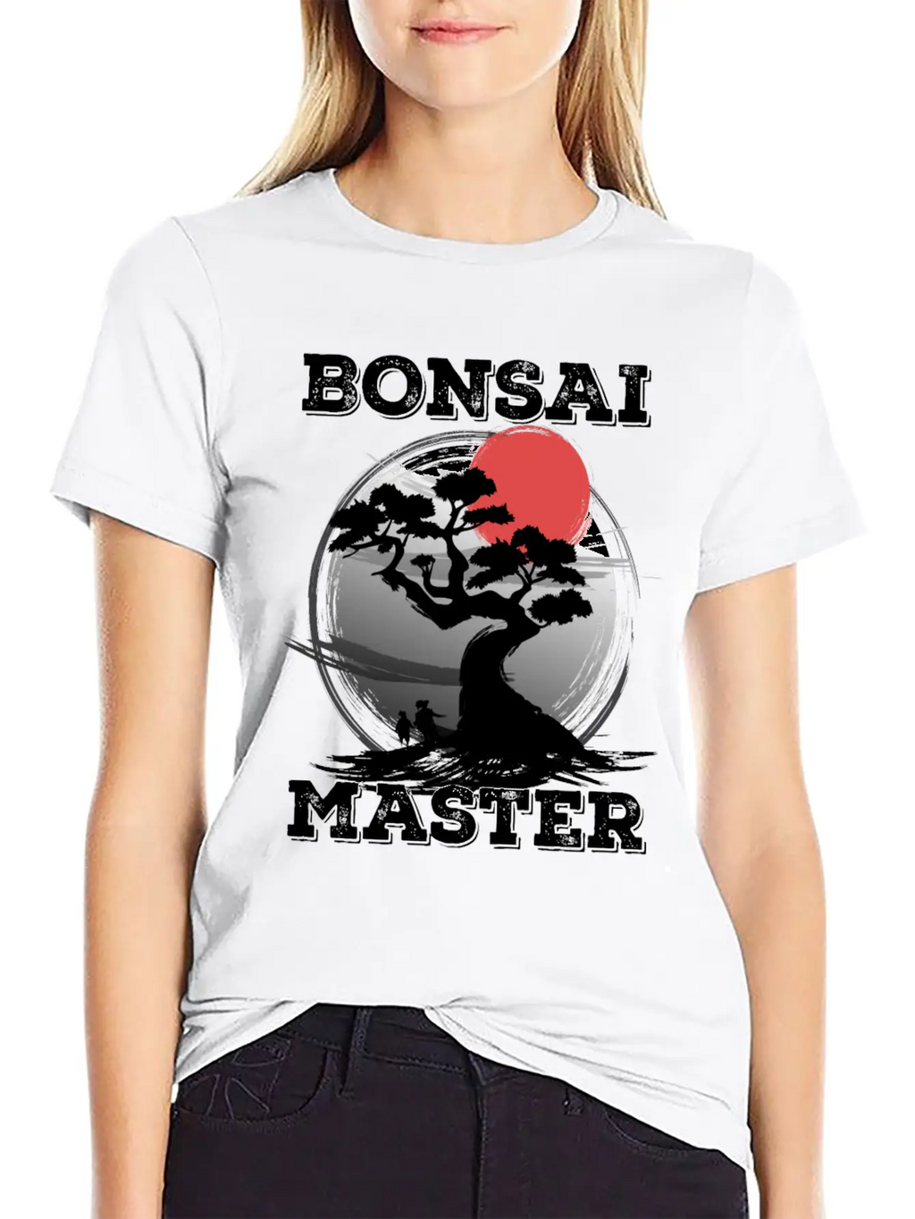 Bonsai Master Tree Sunset Miniature Plants Trees Breathable Graphic T-Shirt – Perfect For Casual Days