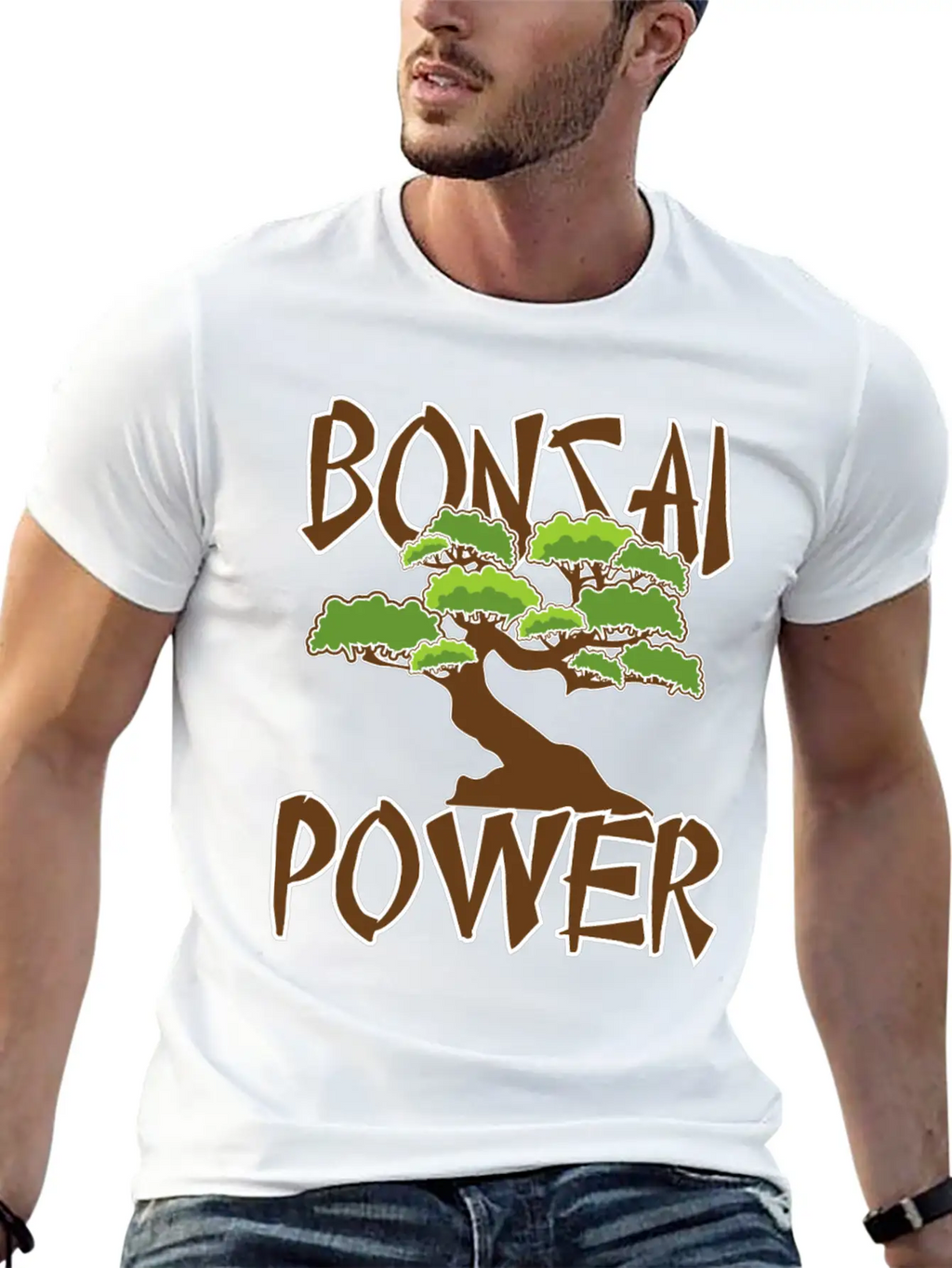 Bonsai Power - Japanese Bonsai Tree And Nature Unisex Casual T-Shirt – Clean Design For Daily Comfort
