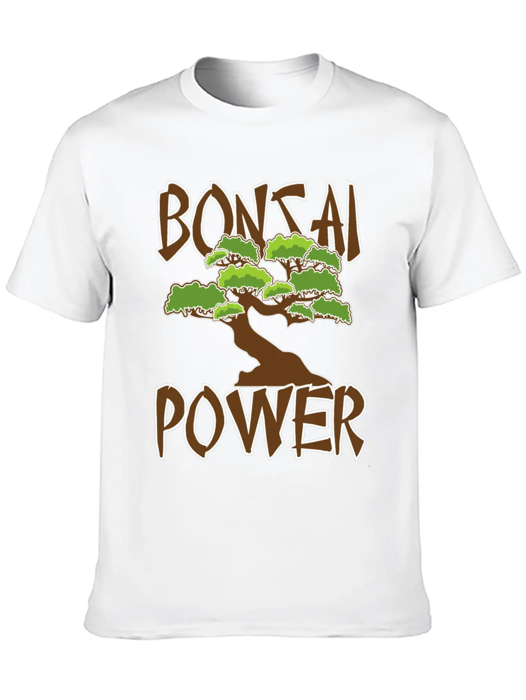 Bonsai Power - Japanese Bonsai Tree And Nature Unisex Casual T-Shirt – Clean Design For Daily Comfort