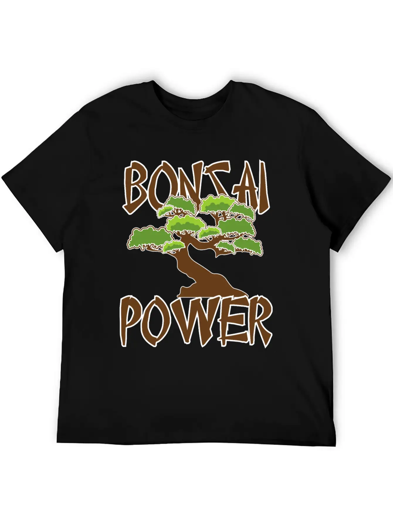 Bonsai Power - Japanese Bonsai Tree And Nature Unisex Casual T-Shirt – Clean Design For Daily Comfort
