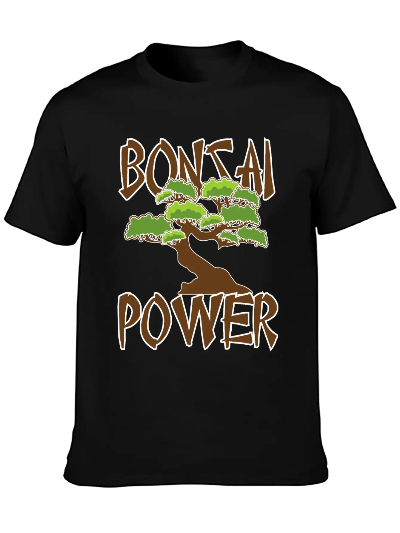 Bonsai Power - Japanese Bonsai Tree And Nature Unisex Casual T-Shirt – Clean Design For Daily Comfort
