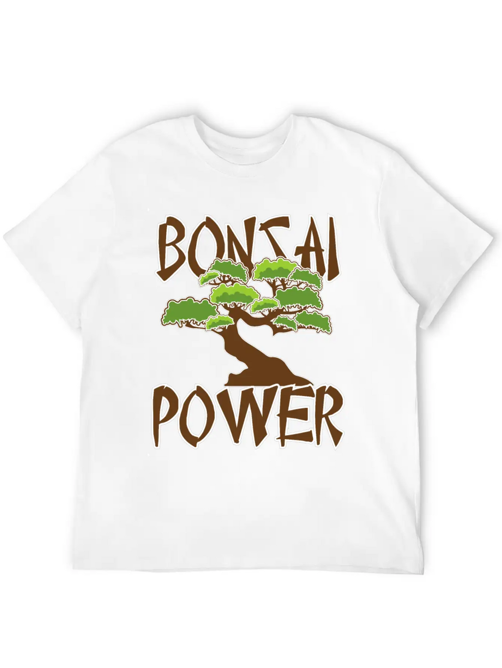 Bonsai Power - Japanese Bonsai Tree And Nature Unisex Casual T-Shirt – Clean Design For Daily Comfort