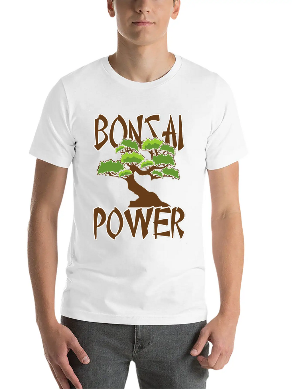 Bonsai Power - Japanese Bonsai Tree And Nature Unisex Casual T-Shirt – Clean Design For Daily Comfort
