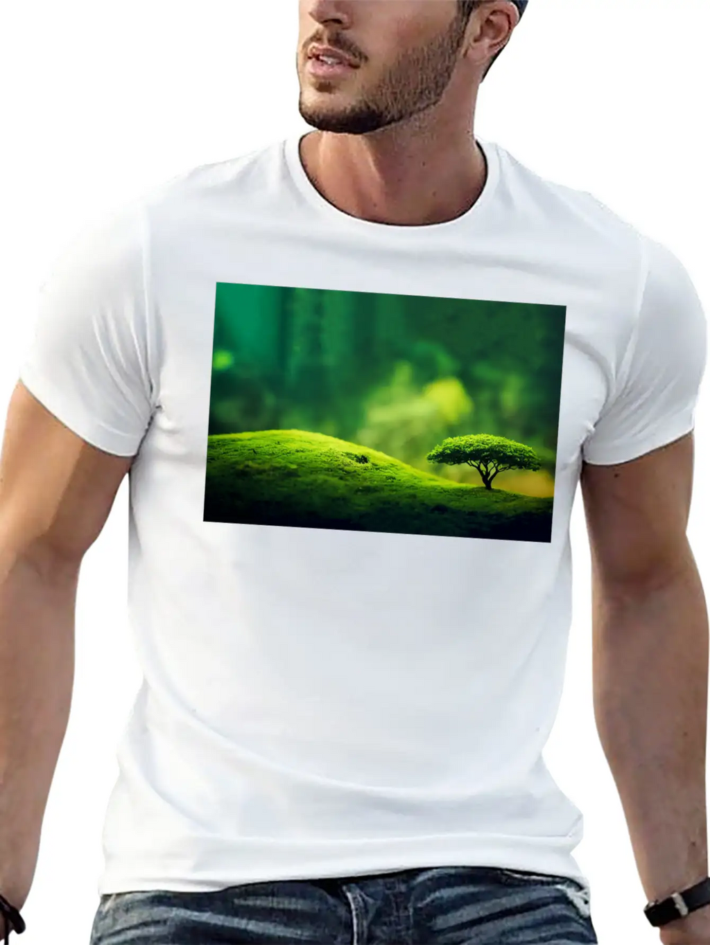 Bonsaii On A Tree Stylish Everyday T-Shirt – Unisex Basic Cotton Tee