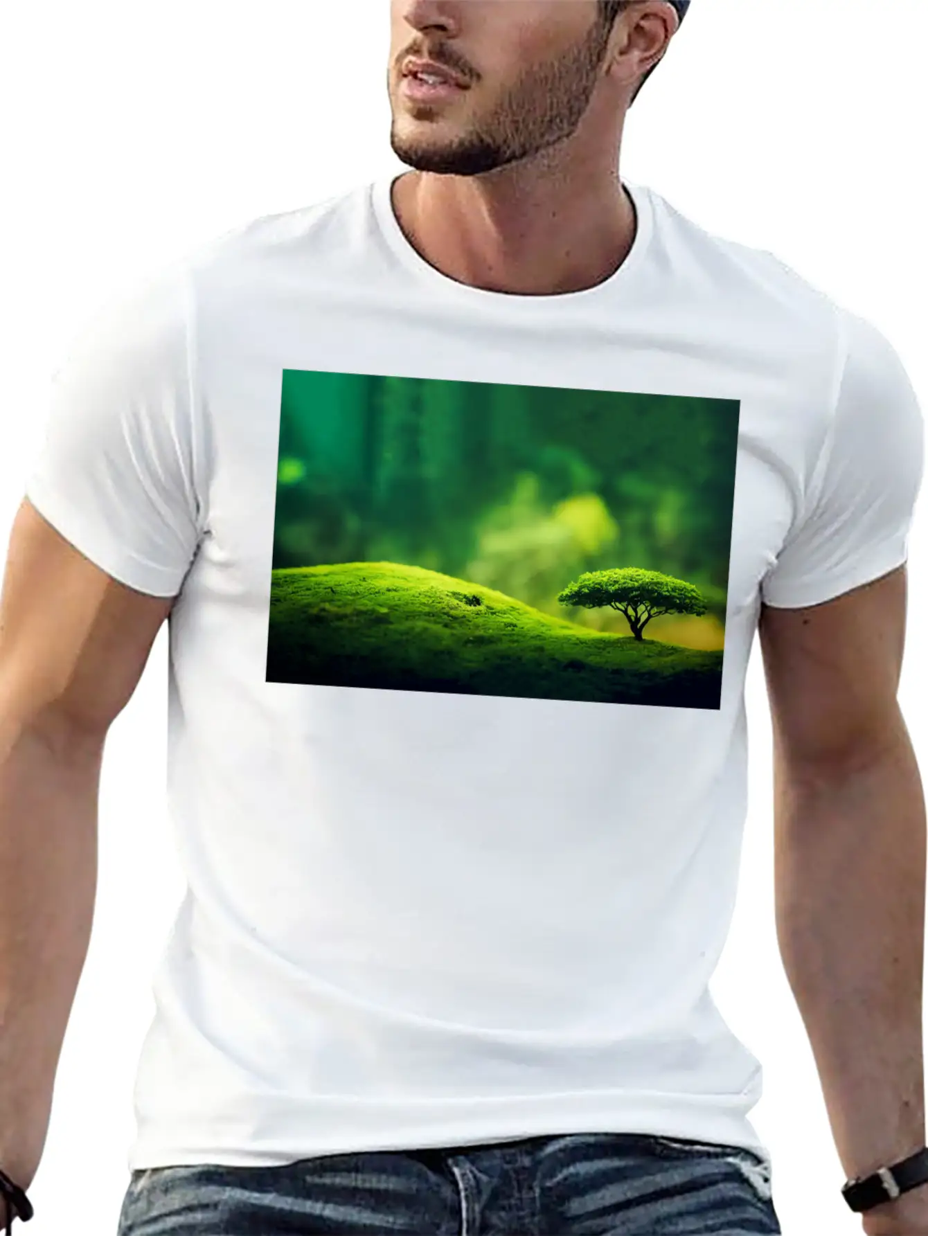 Bonsaii On A Tree Stylish Everyday T-Shirt – Unisex Basic Cotton Tee