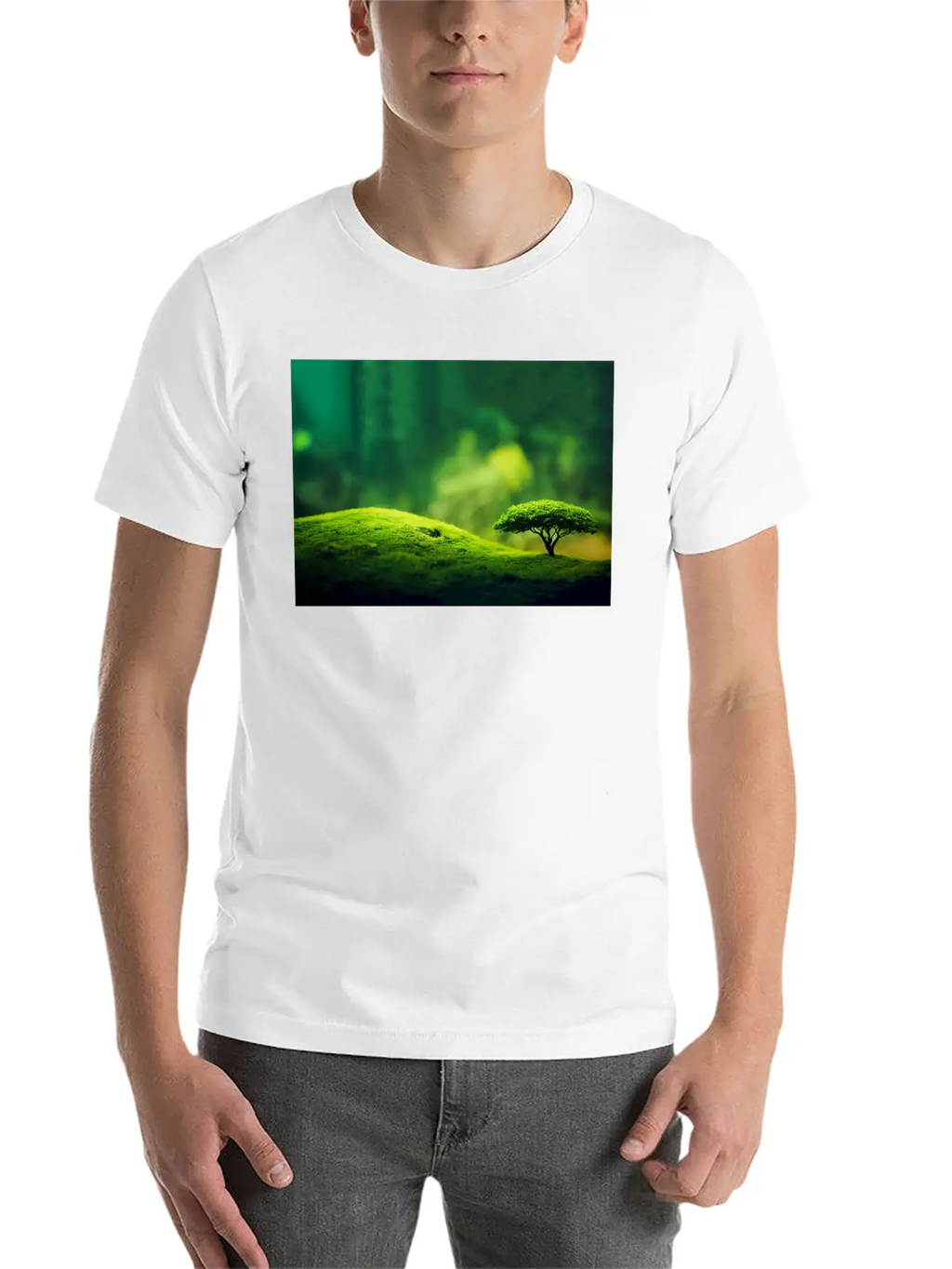 Bonsaii On A Tree Stylish Everyday T-Shirt – Unisex Basic Cotton Tee