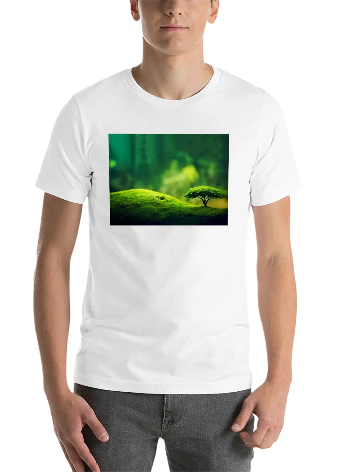 Bonsaii On A Tree Stylish Everyday T-Shirt – Unisex Basic Cotton Tee