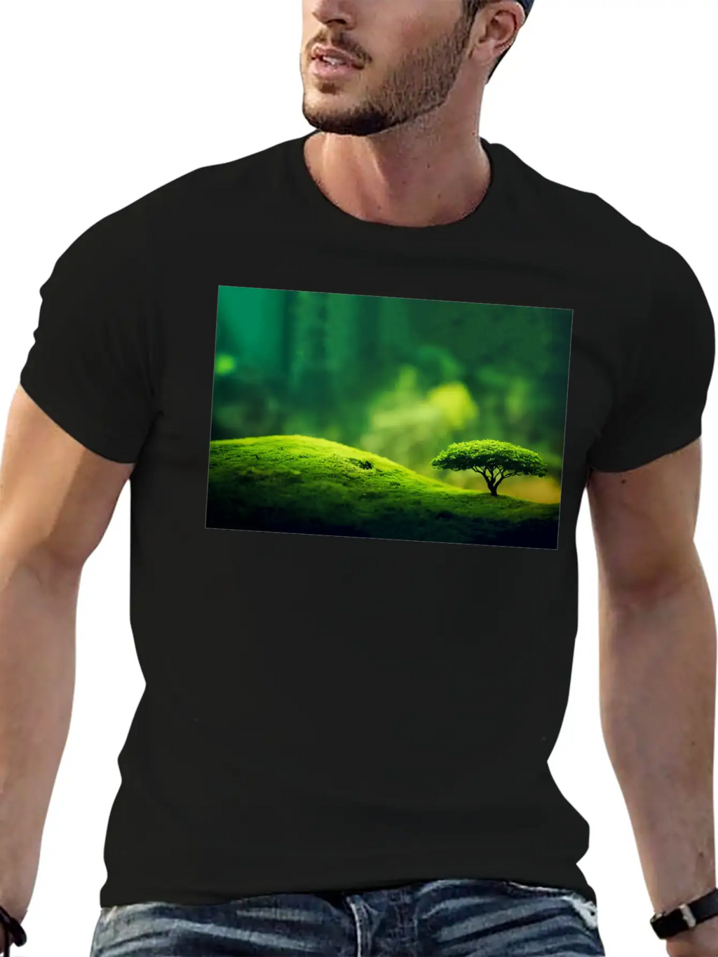 Bonsaii On A Tree Stylish Everyday T-Shirt – Unisex Basic Cotton Tee