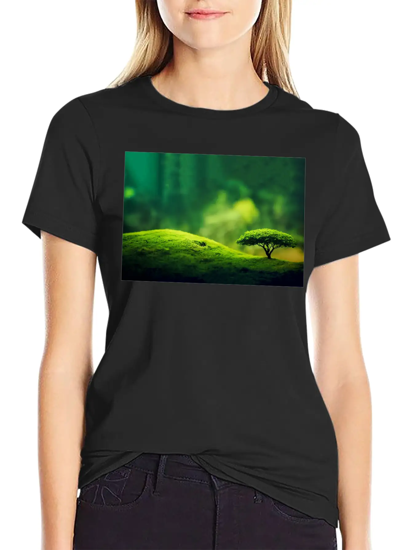 Bonsaii On A Tree Stylish Everyday T-Shirt – Unisex Basic Cotton Tee