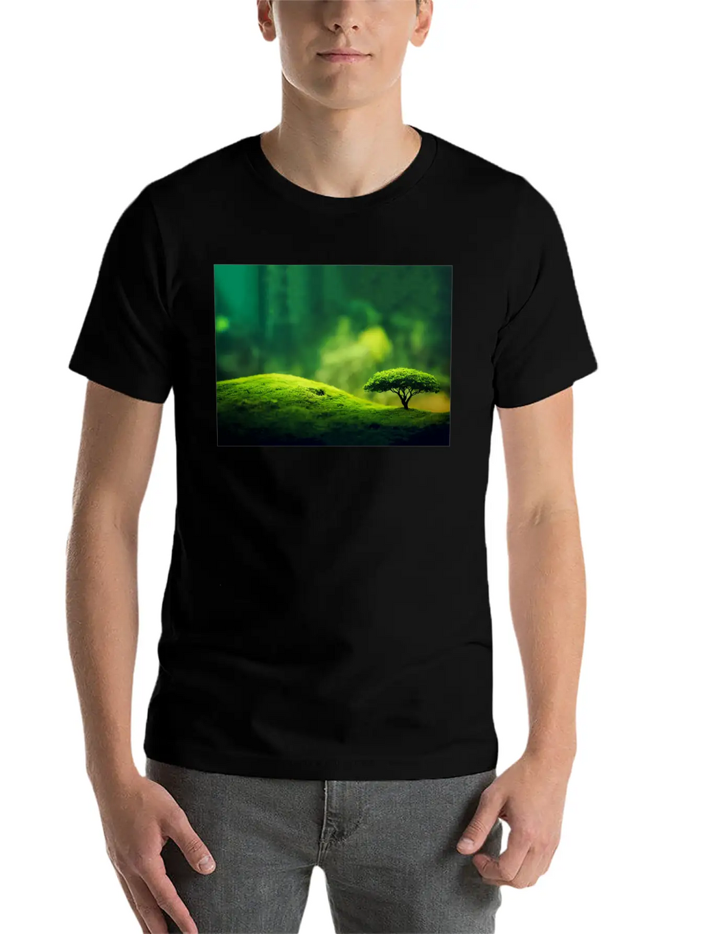 Bonsaii On A Tree Stylish Everyday T-Shirt – Unisex Basic Cotton Tee