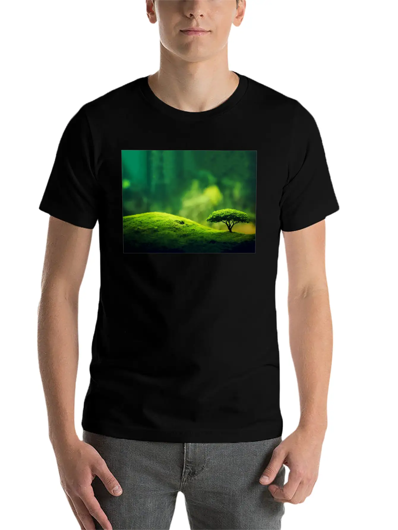Bonsaii On A Tree Stylish Everyday T-Shirt – Unisex Basic Cotton Tee
