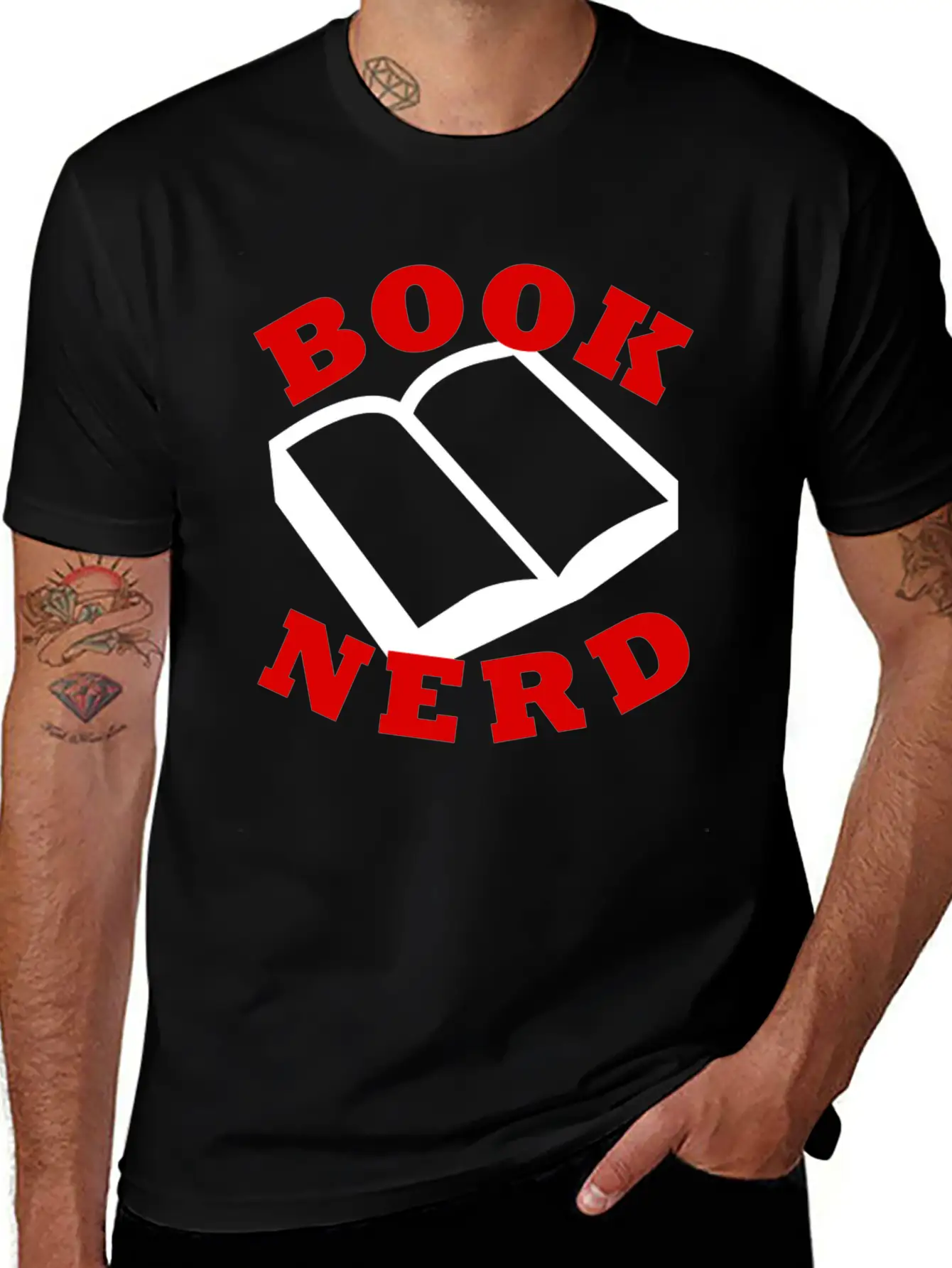 Book Of Nerd Relaxed Everyday Tee – Lightweight And Durable Cotton