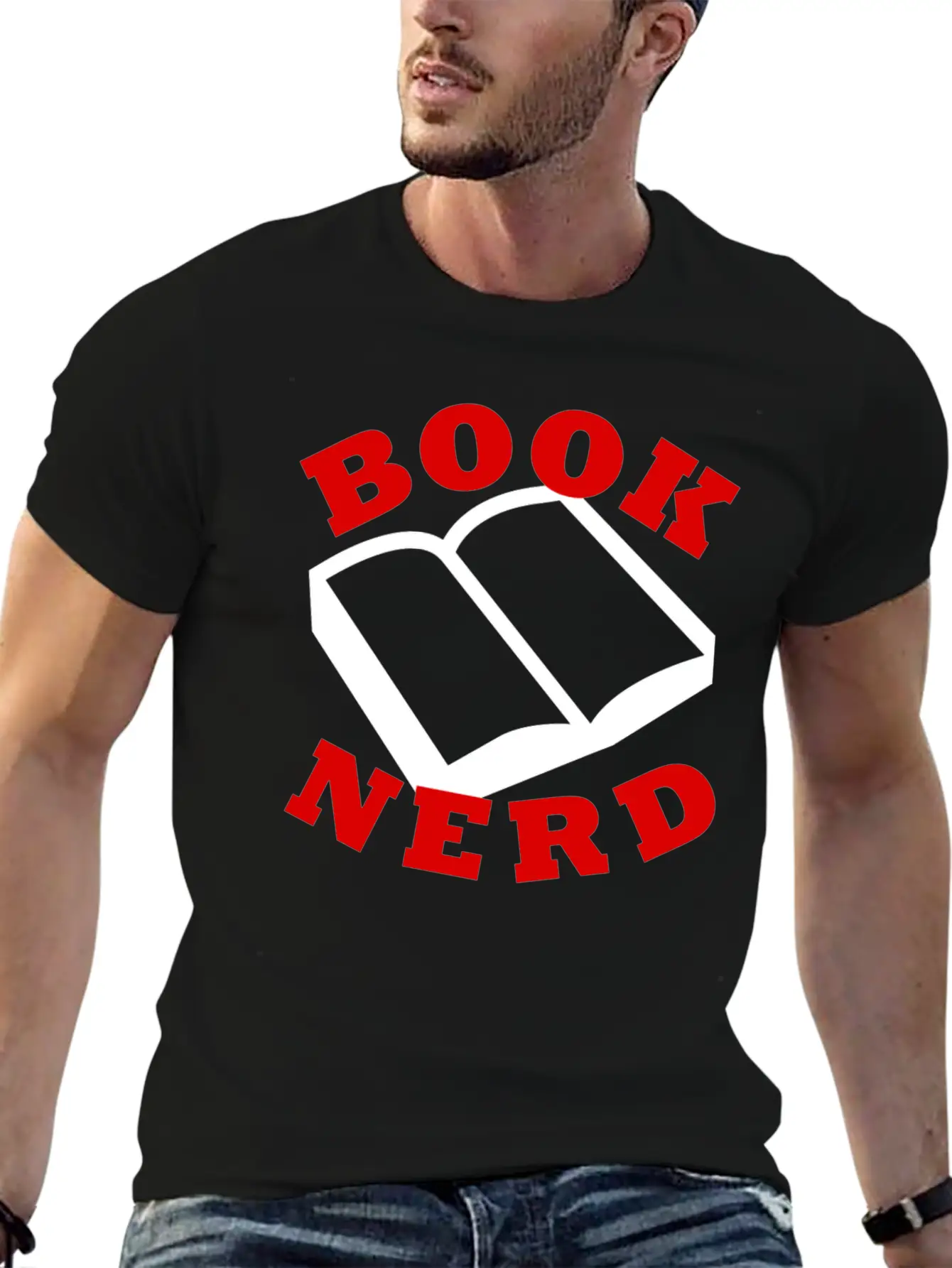 Book Of Nerd Relaxed Everyday Tee – Lightweight And Durable Cotton