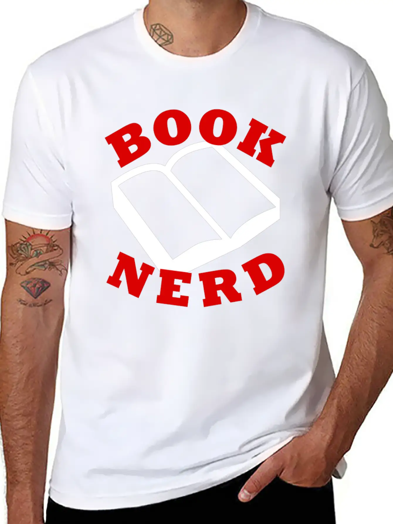 Book Of Nerd Relaxed Everyday Tee – Lightweight And Durable Cotton