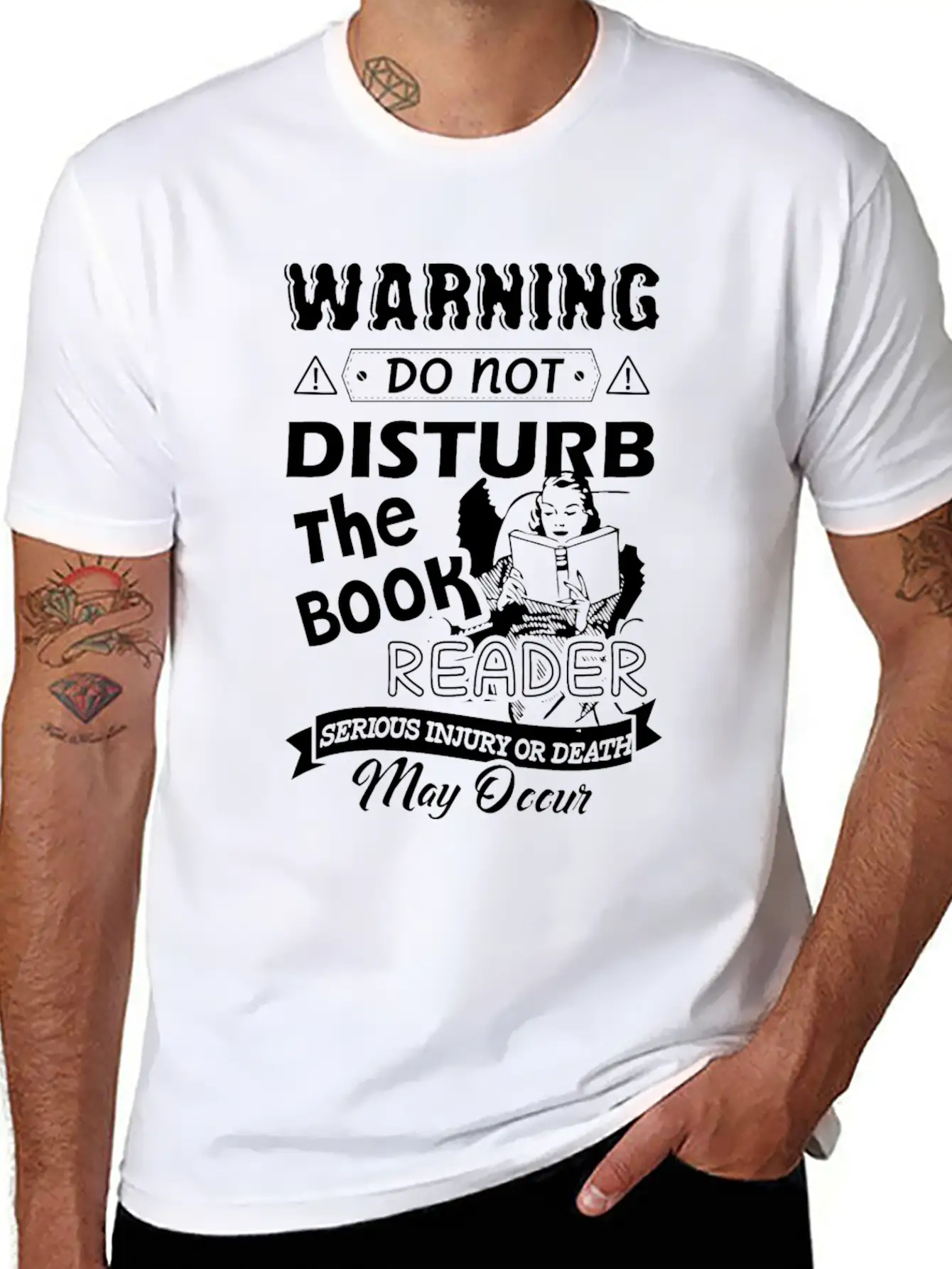 Book Reader Shirt Breathable Soft Cotton T-Shirt – Timeless Casual Look