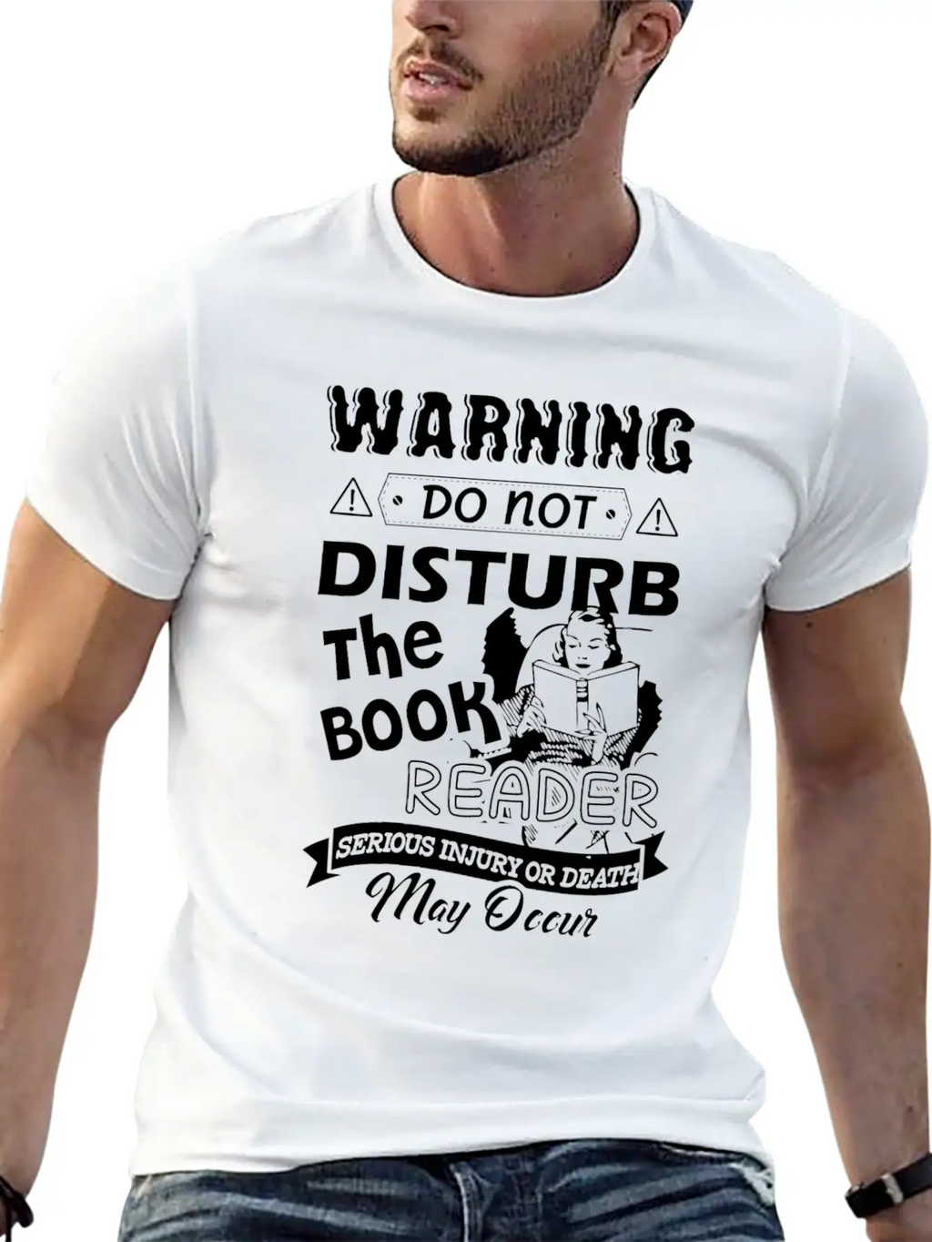 Book Reader Shirt Breathable Soft Cotton T-Shirt – Timeless Casual Look