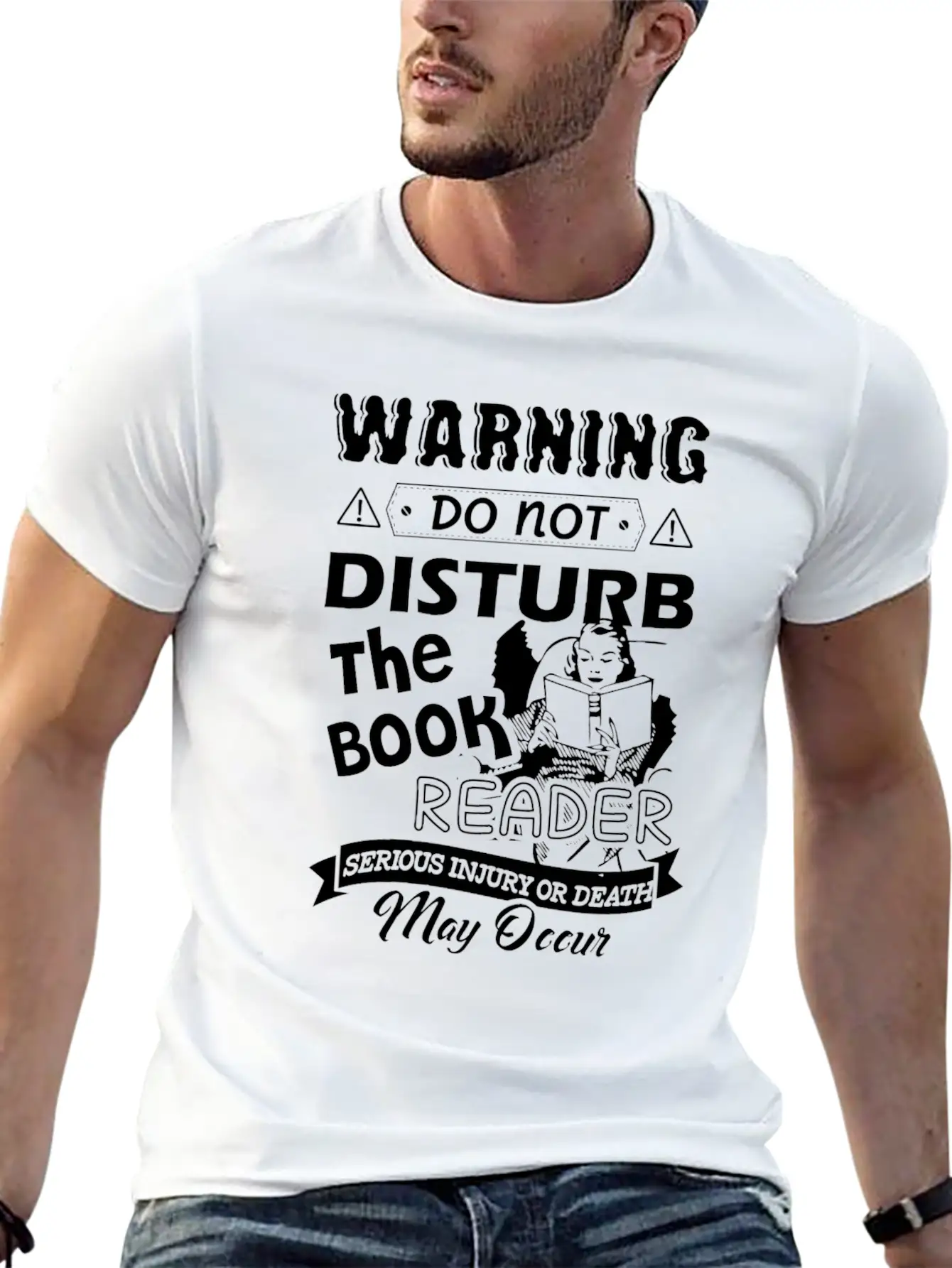 Book Reader Shirt Breathable Soft Cotton T-Shirt – Timeless Casual Look