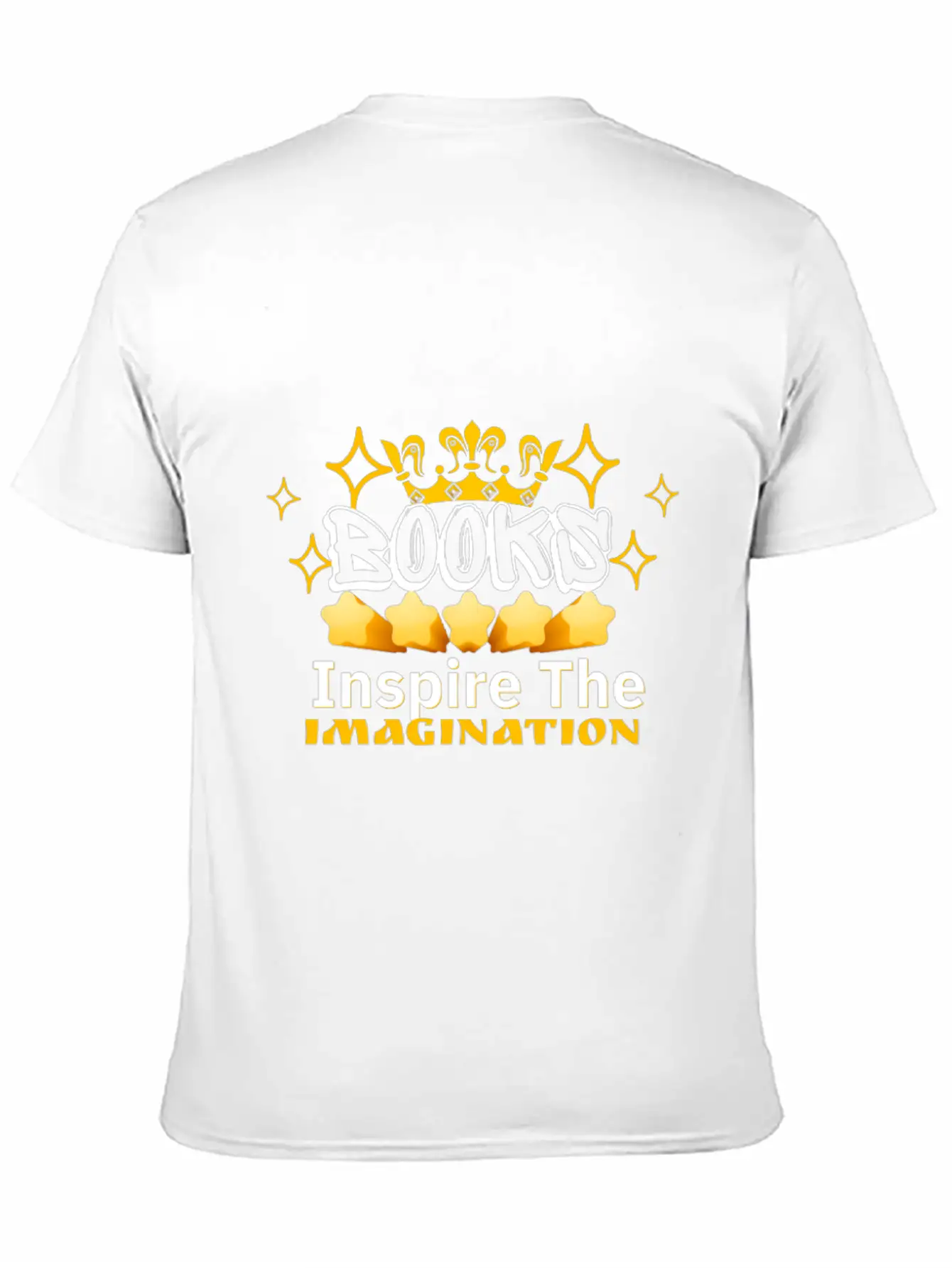 Books Inspire The Imagination Stylish Everyday T-Shirt – Unisex Basic Cotton Tee