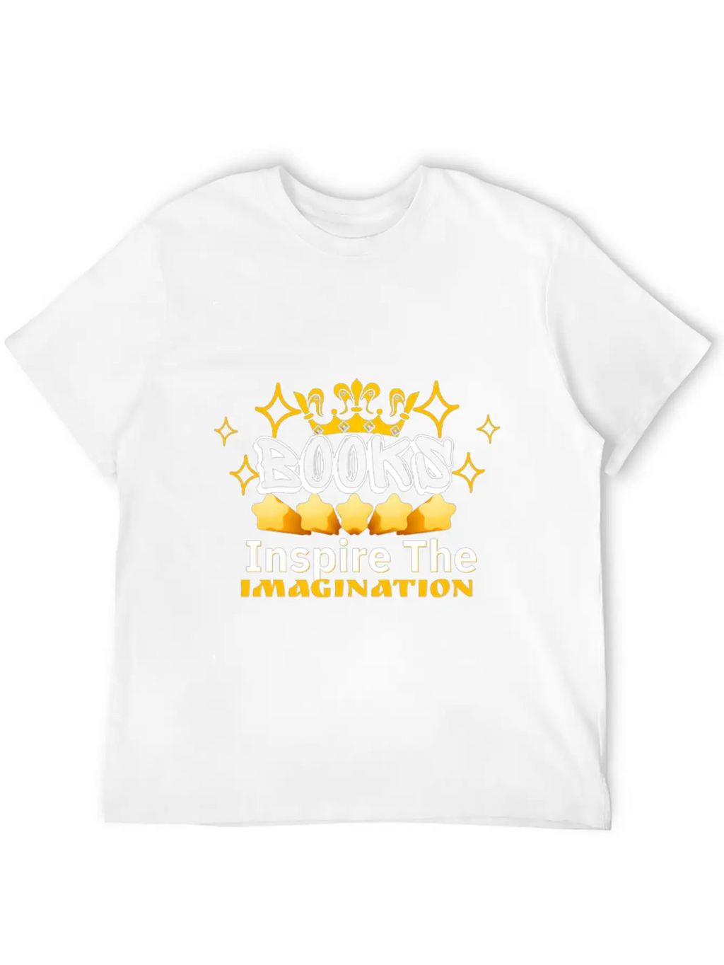 Books Inspire The Imagination Stylish Everyday T-Shirt – Unisex Basic Cotton Tee
