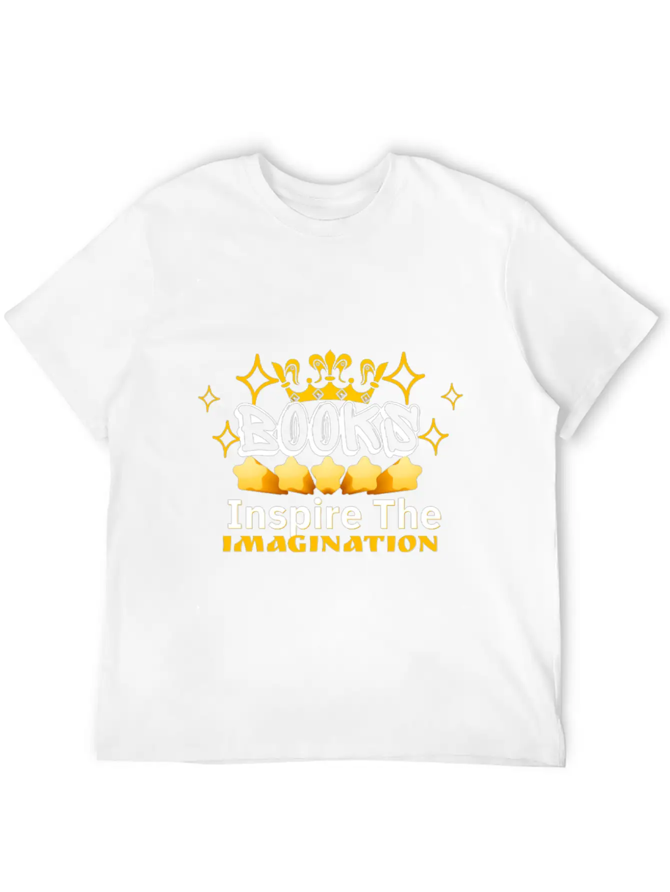 Books Inspire The Imagination Stylish Everyday T-Shirt – Unisex Basic Cotton Tee