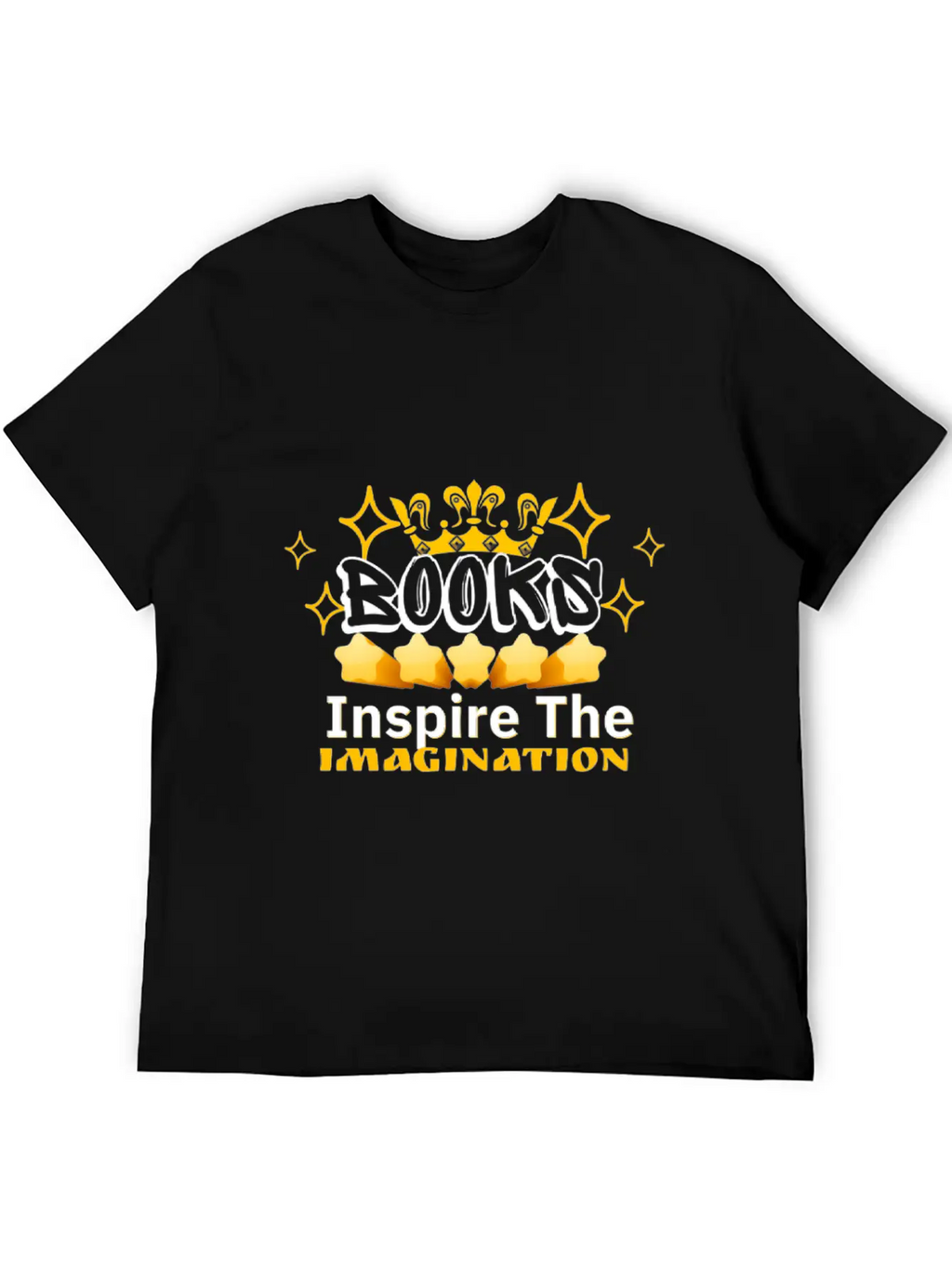 Books Inspire The Imagination Stylish Everyday T-Shirt – Unisex Basic Cotton Tee
