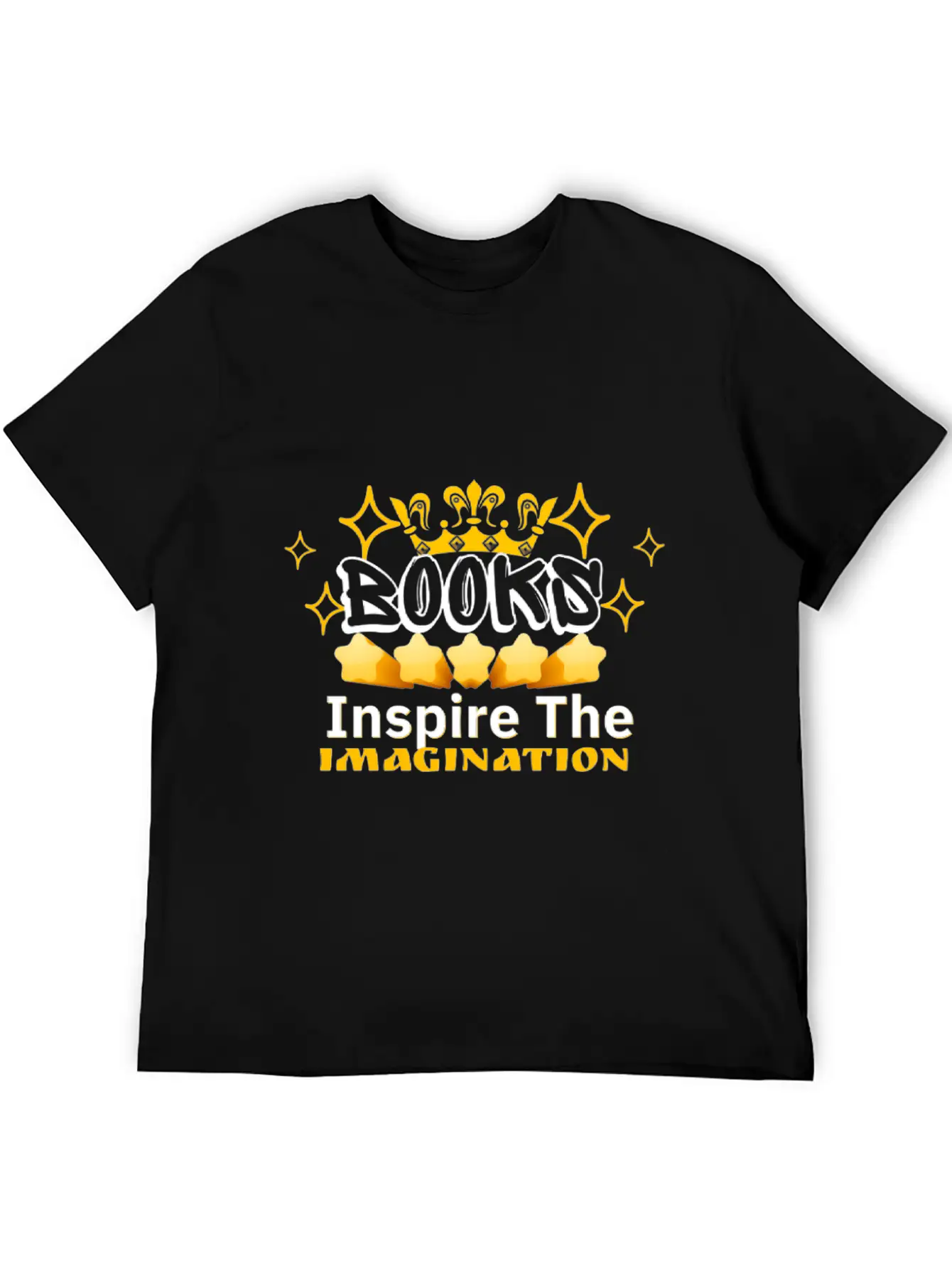Books Inspire The Imagination Stylish Everyday T-Shirt – Unisex Basic Cotton Tee