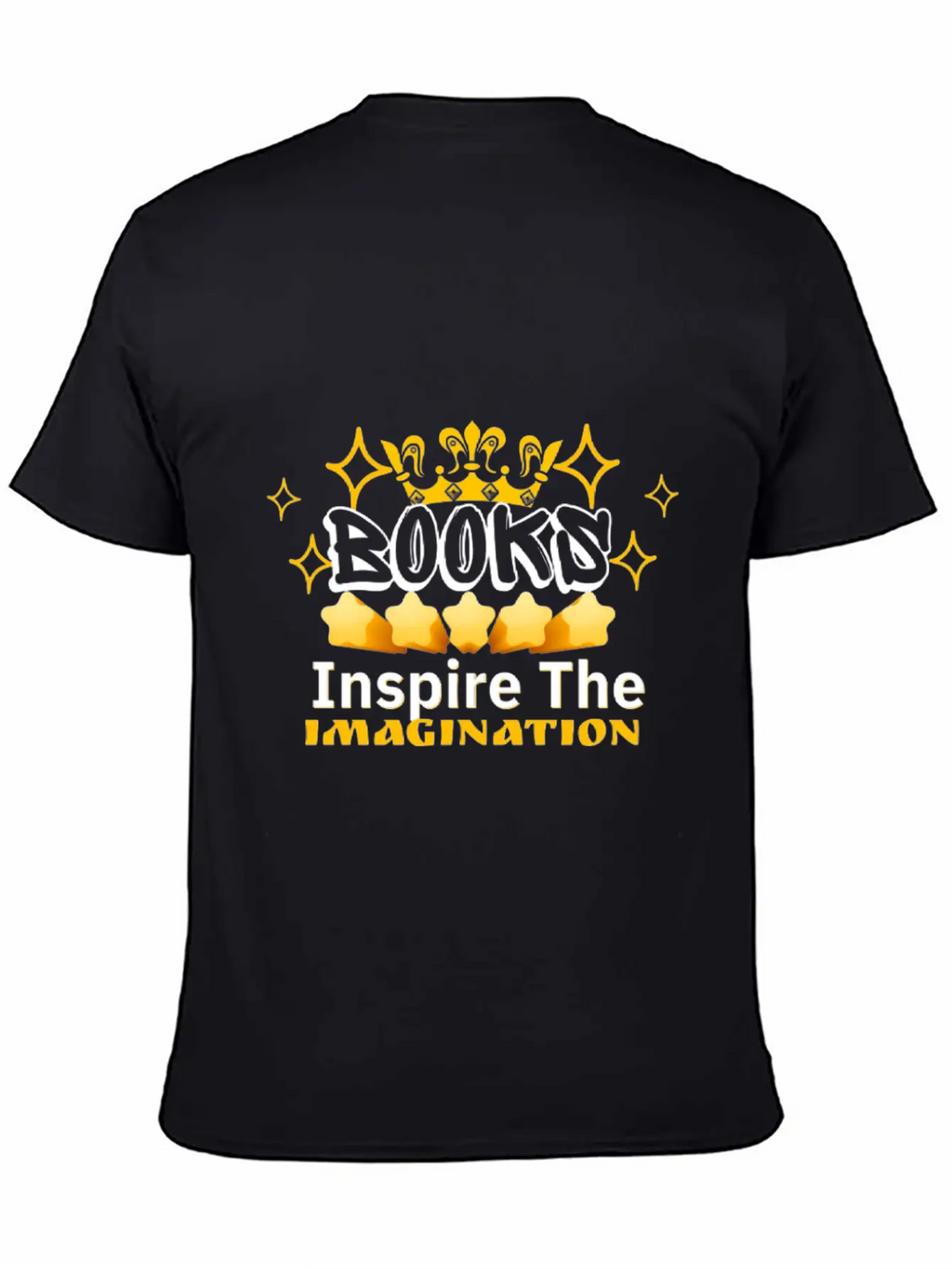 Books Inspire The Imagination Stylish Everyday T-Shirt – Unisex Basic Cotton Tee