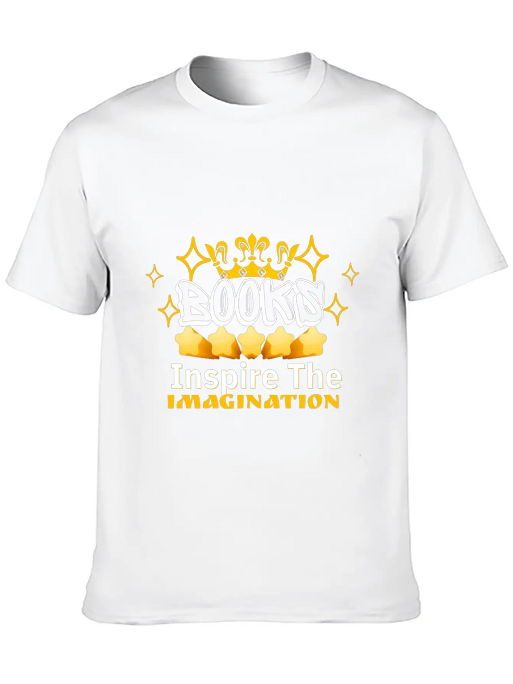Books Inspire The Imagination Stylish Everyday T-Shirt – Unisex Basic Cotton Tee